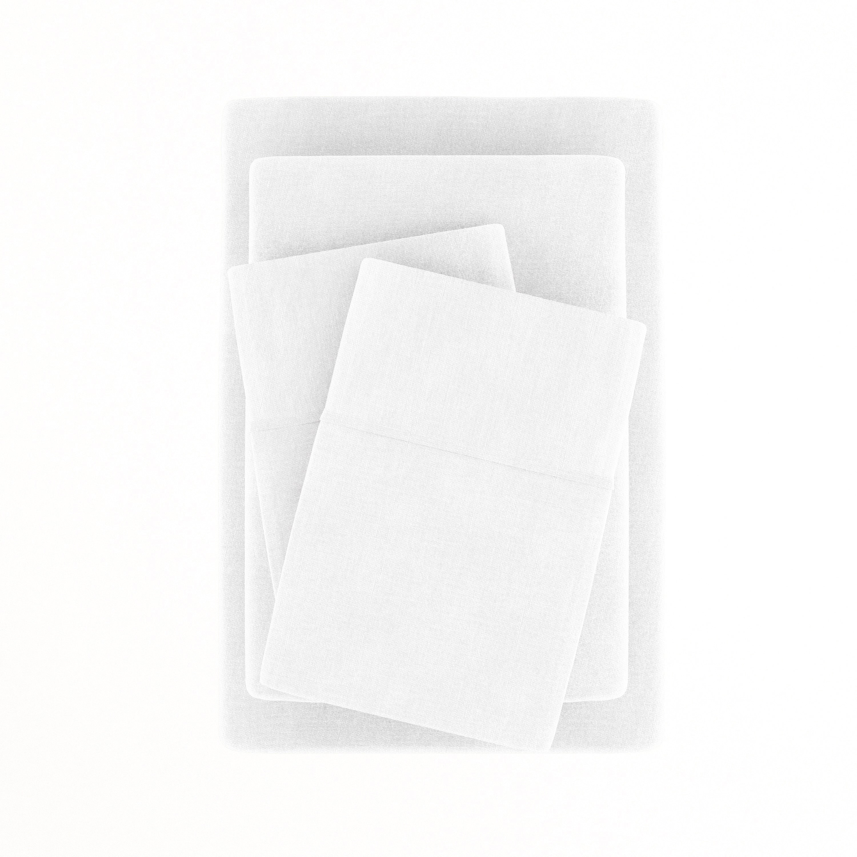 Breathable 4-Piece Linen Bamboo Blend Sheet Set