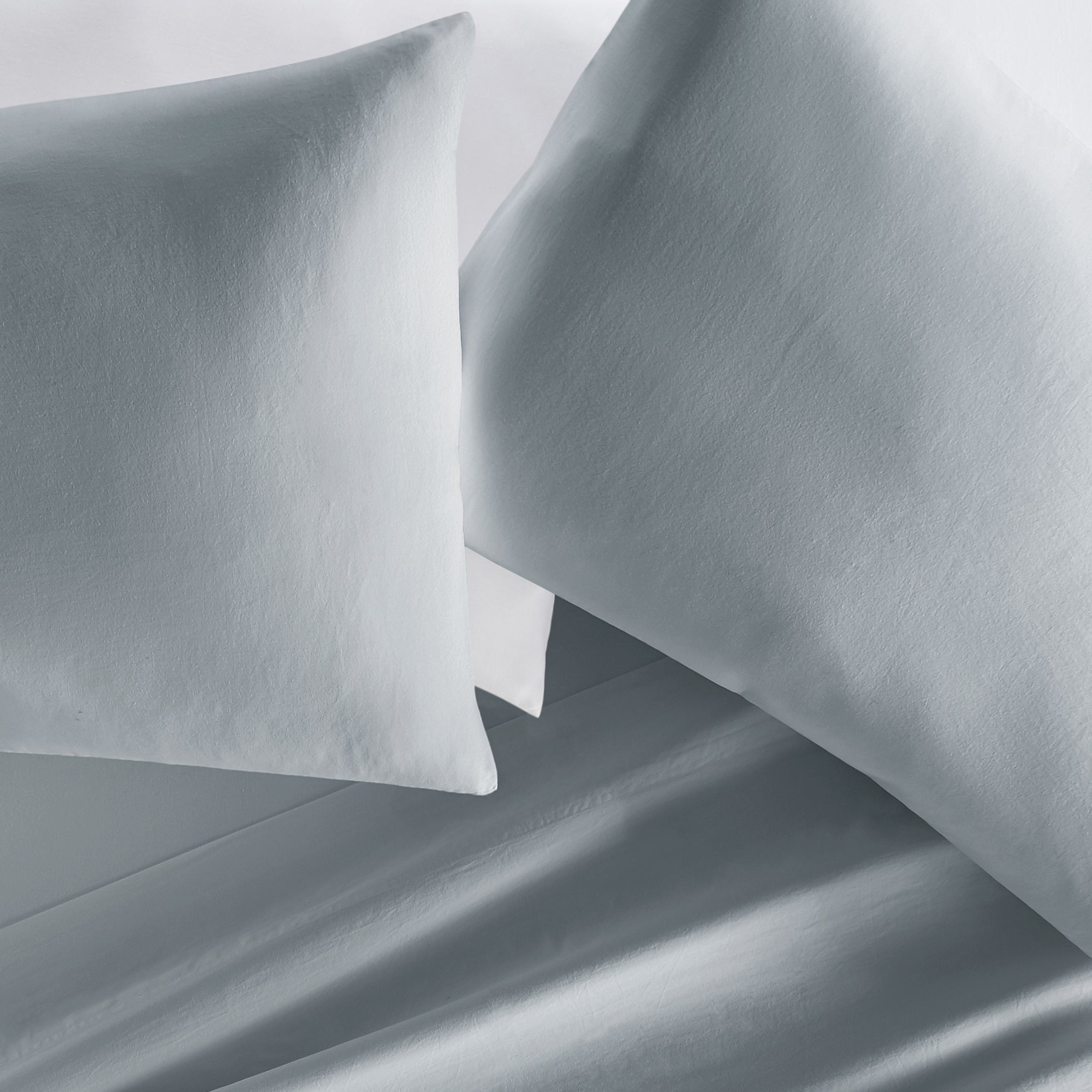 100% Cotton Long Staple Sateen Pillowcase Set