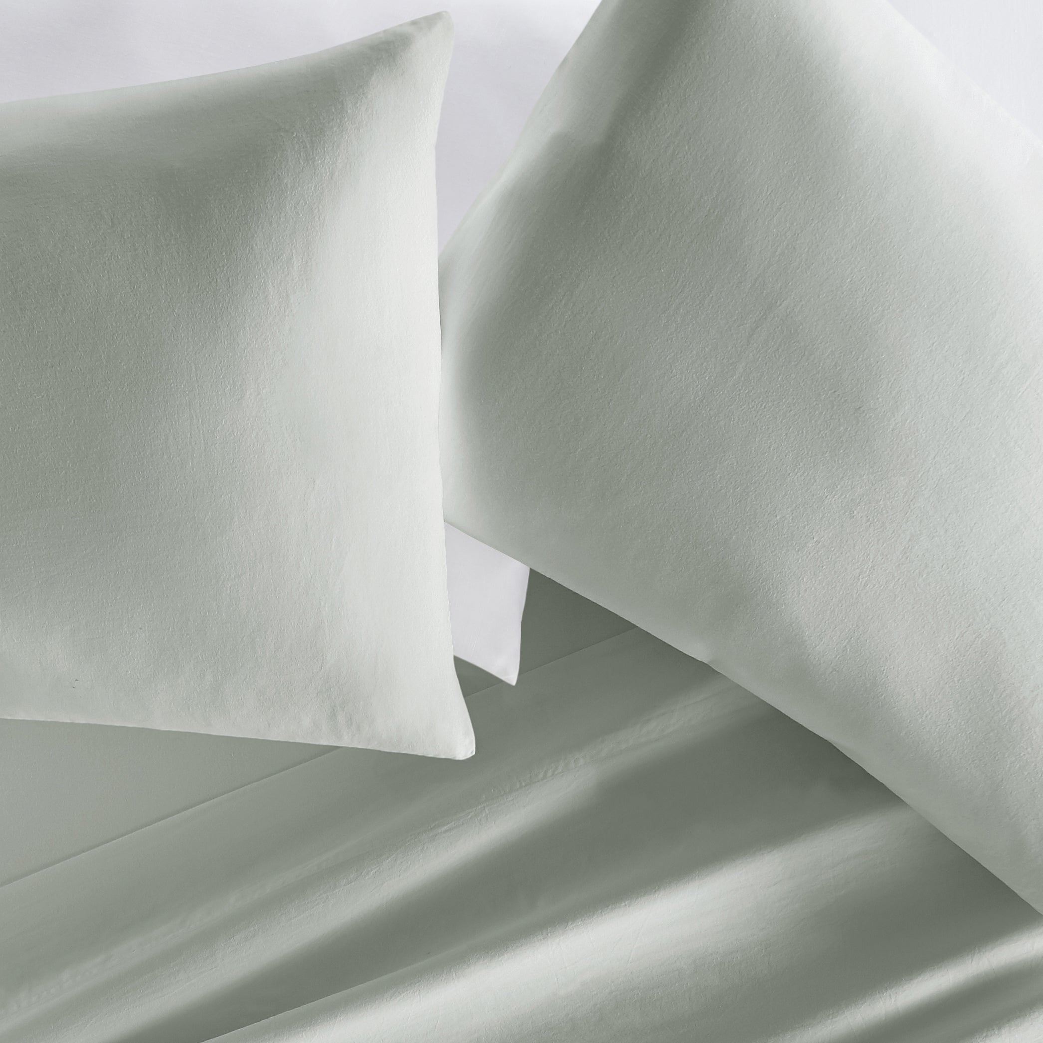 100% Cotton Long Staple Sateen Pillowcase Set