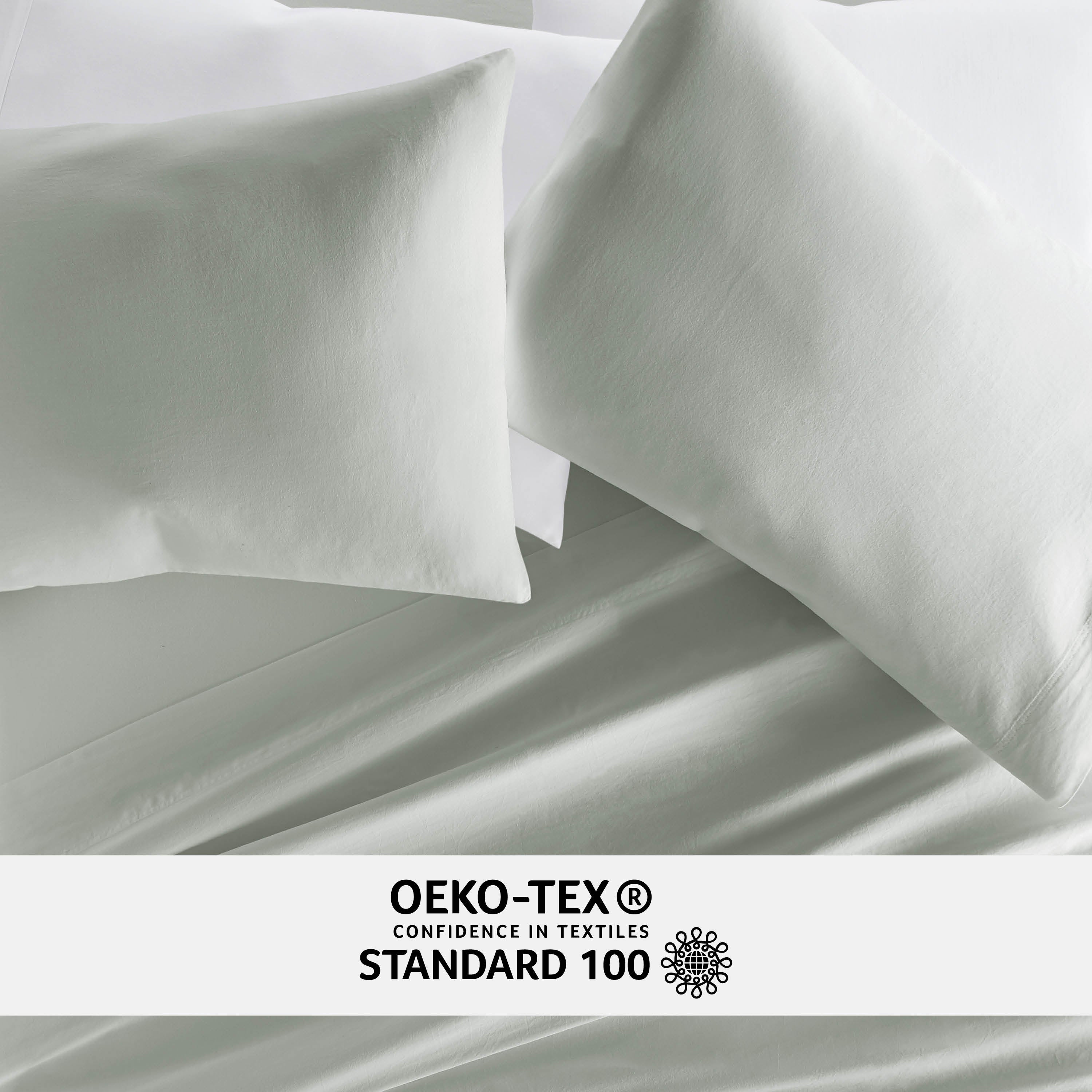 100% Cotton Long Staple Sateen Pillowcase Set