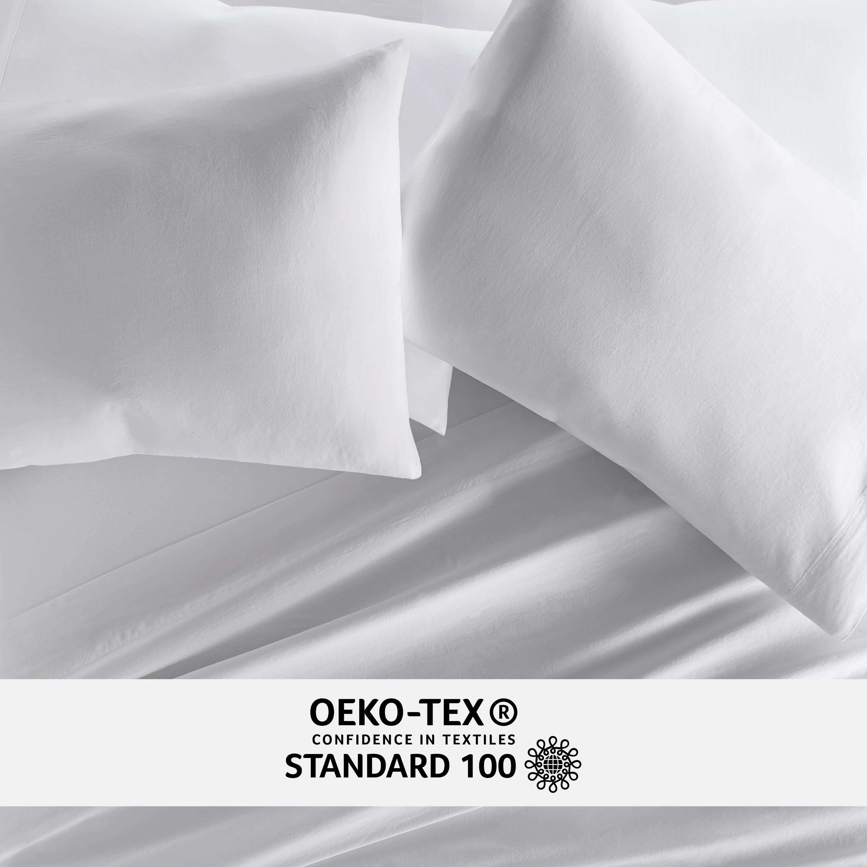 100% Cotton Long Staple Sateen Pillowcase Set