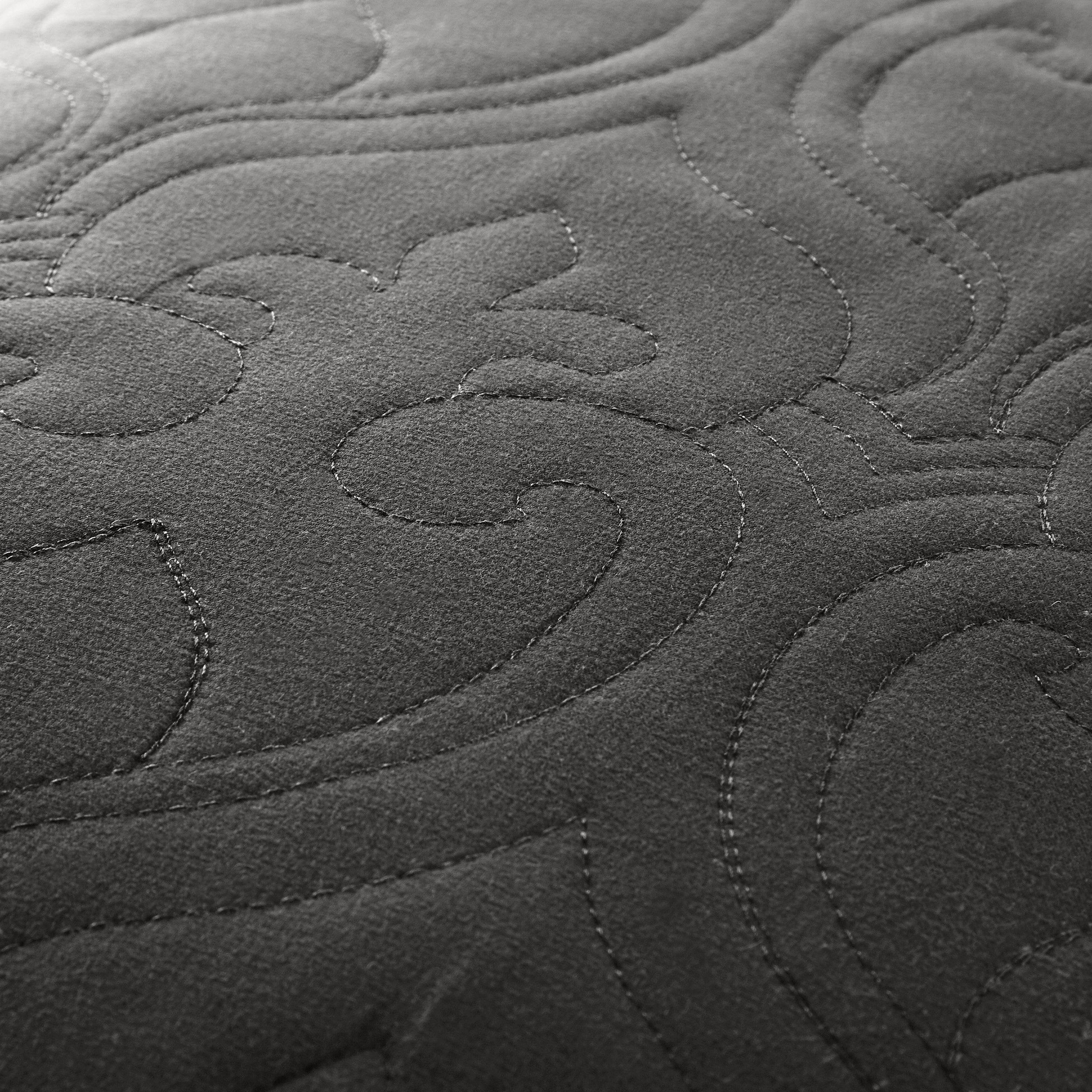 Lightweight Damask Quilted Coverlet Set