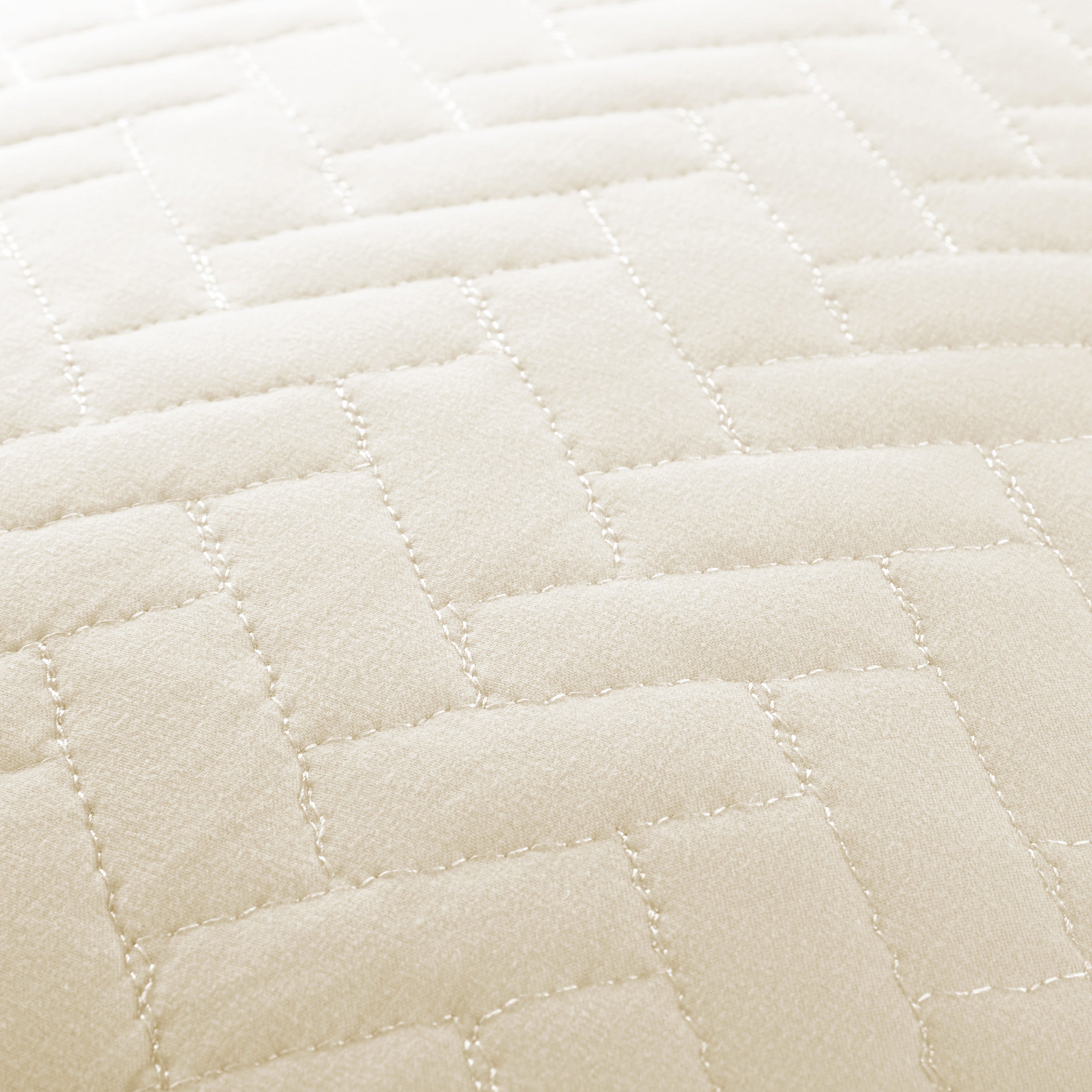 Lightweight Herringbone Stitch Quilted Coverlet Set