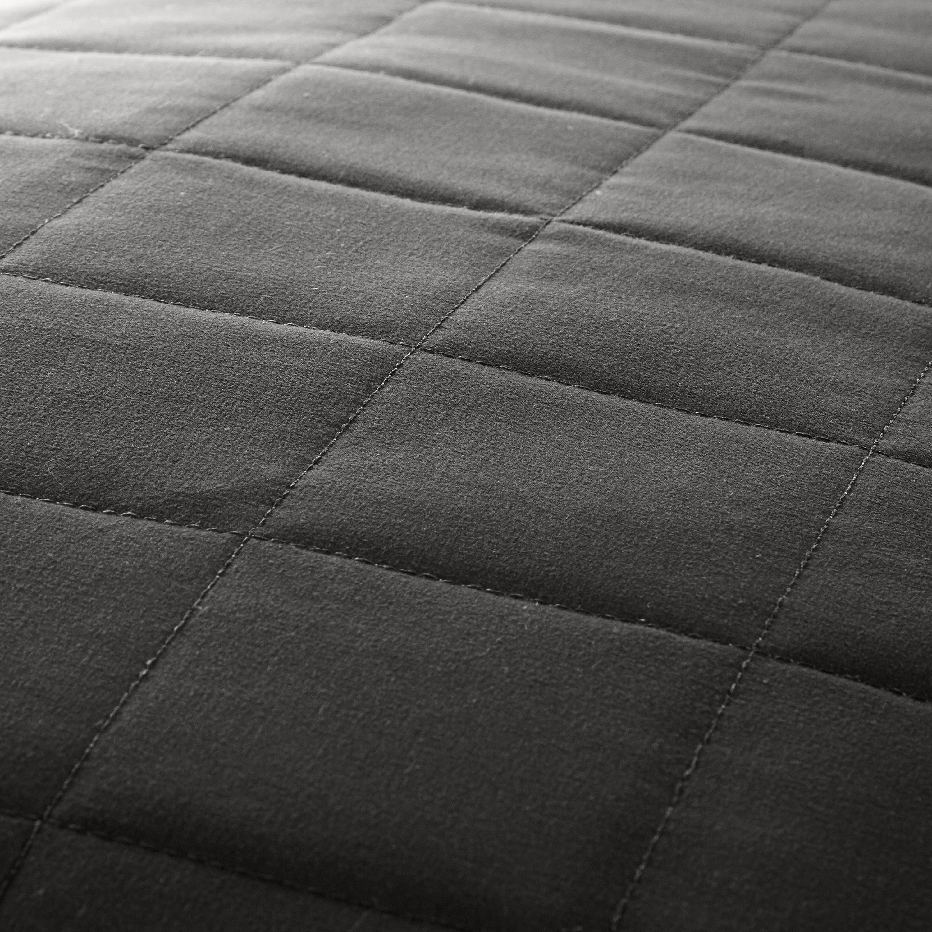 Lightweight Square Stitch Quilted Coverlet Set