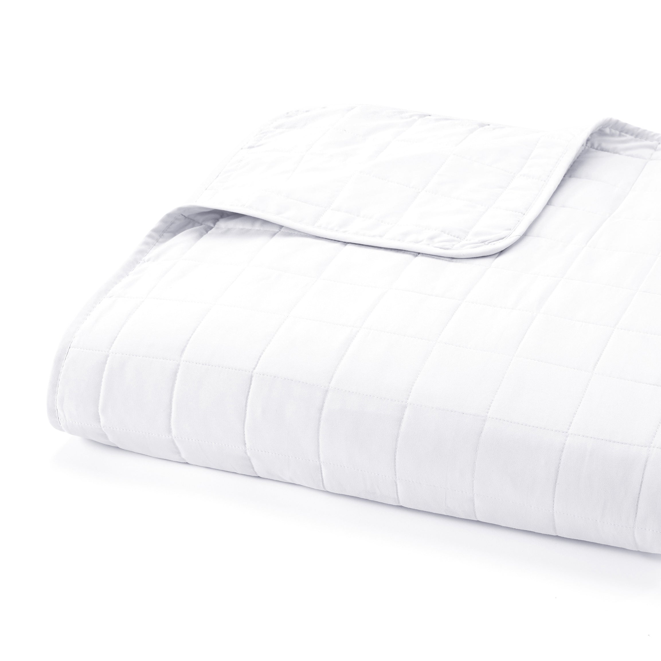 Lightweight Square Stitch Quilted Coverlet Set