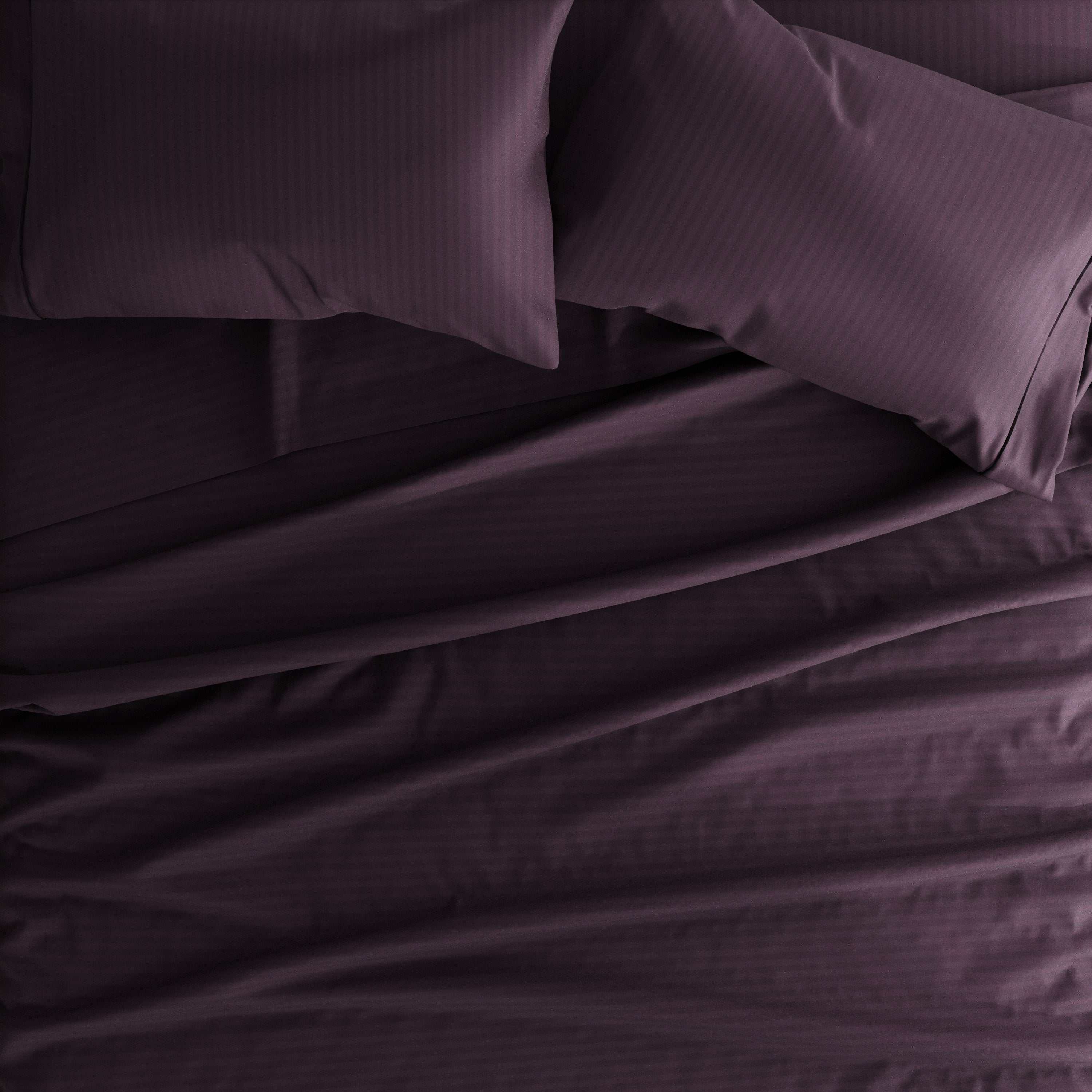 Stripes Embossed 4-Piece Sheet Set