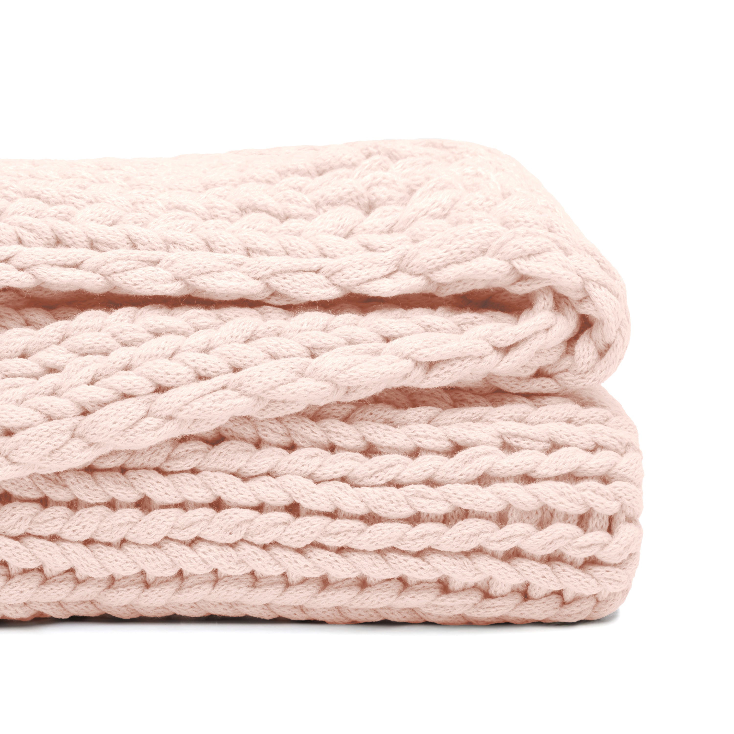 Chunky Hand-Knit Oversized Throw Blanket