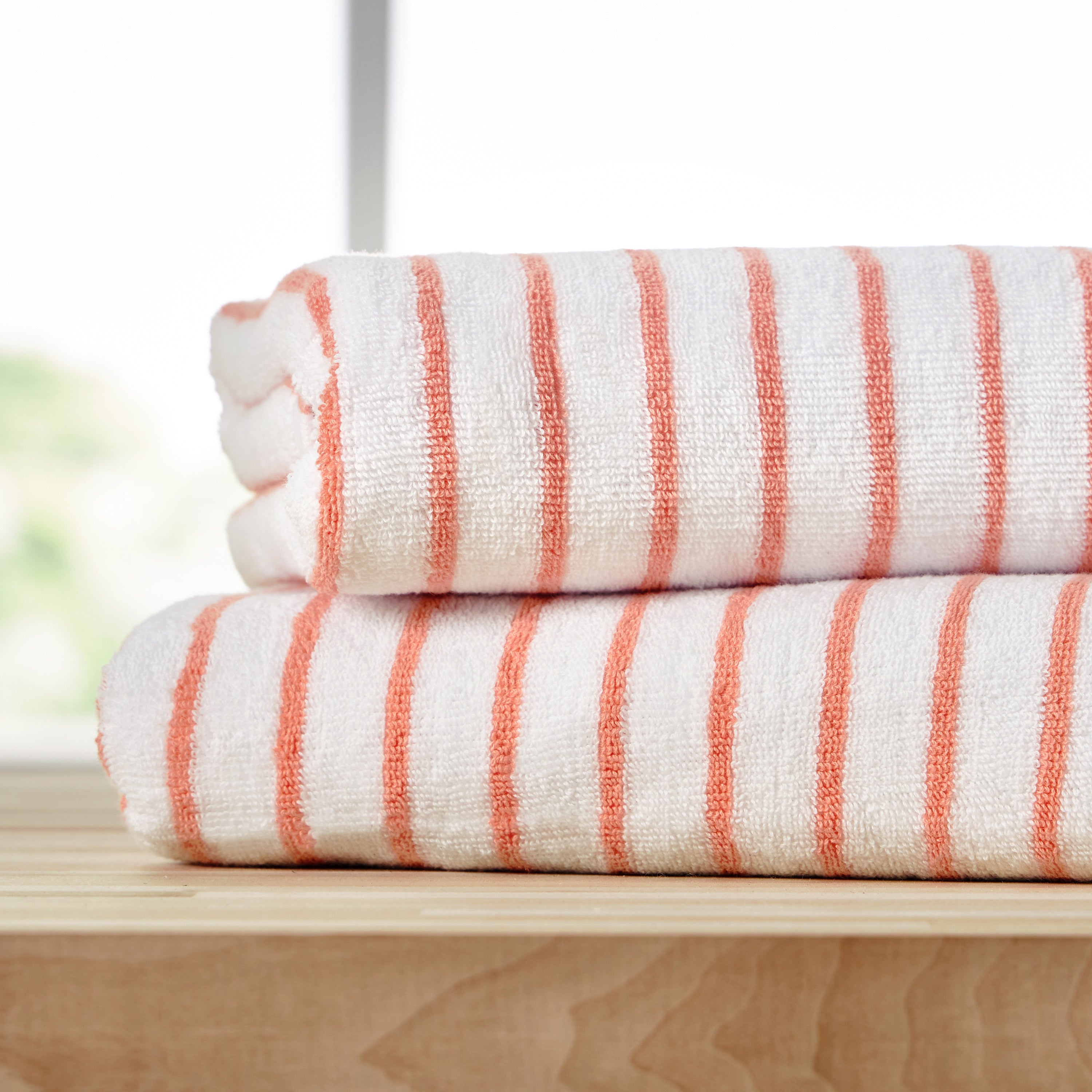 100% Cotton Stripe Cabana Towels