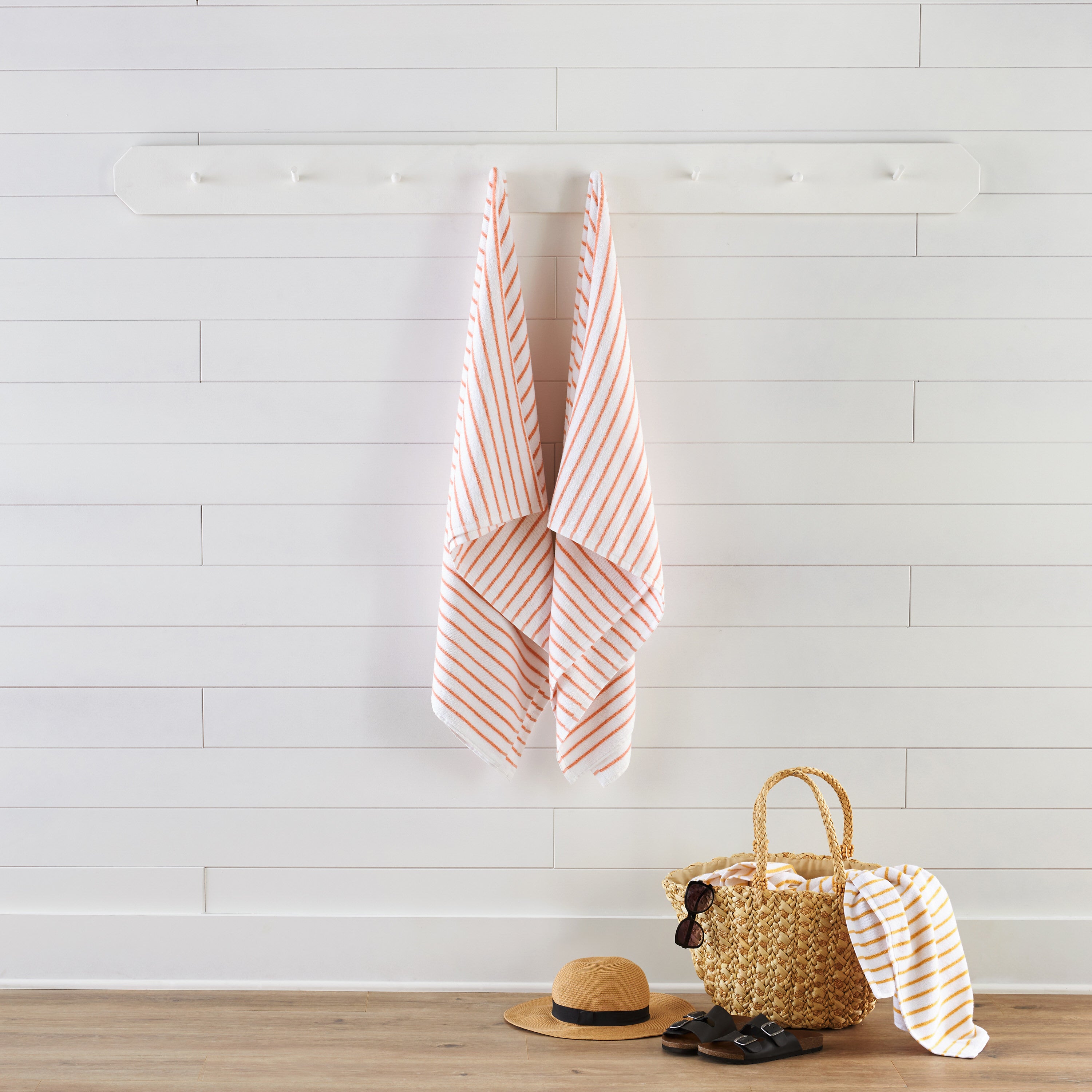 100% Cotton Stripe Cabana Towels