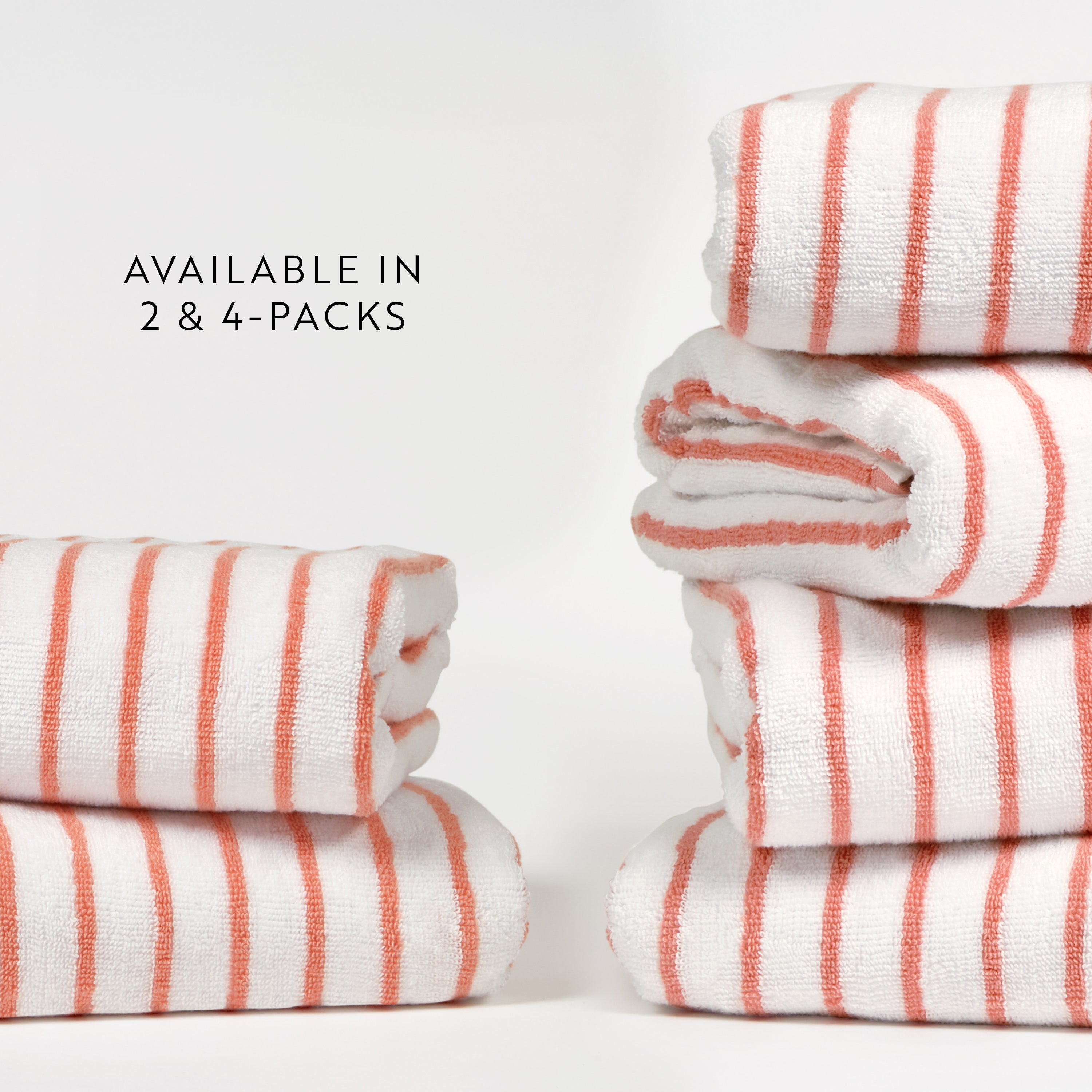 100% Cotton Stripe Cabana Towels