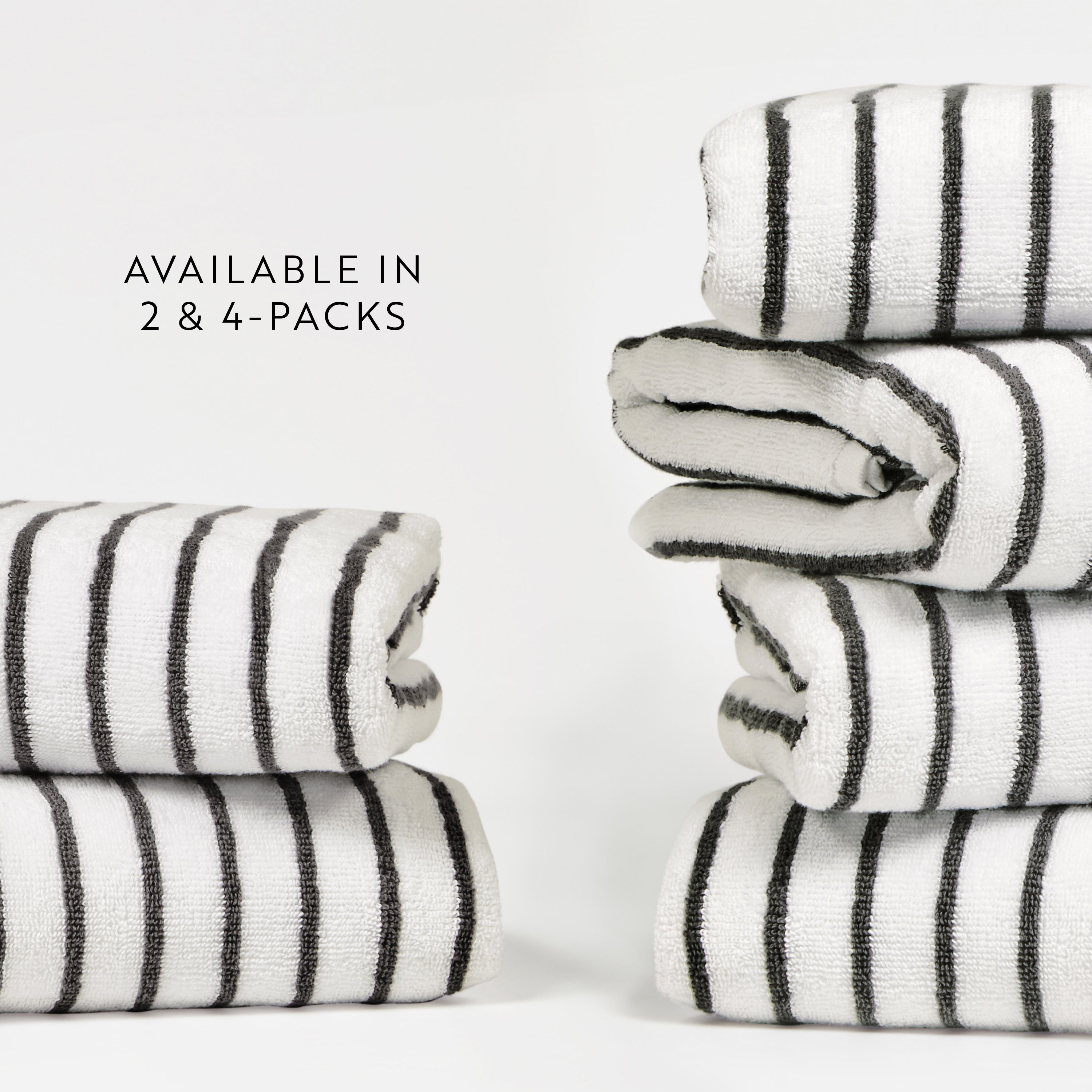 100% Cotton Stripe Cabana Towels