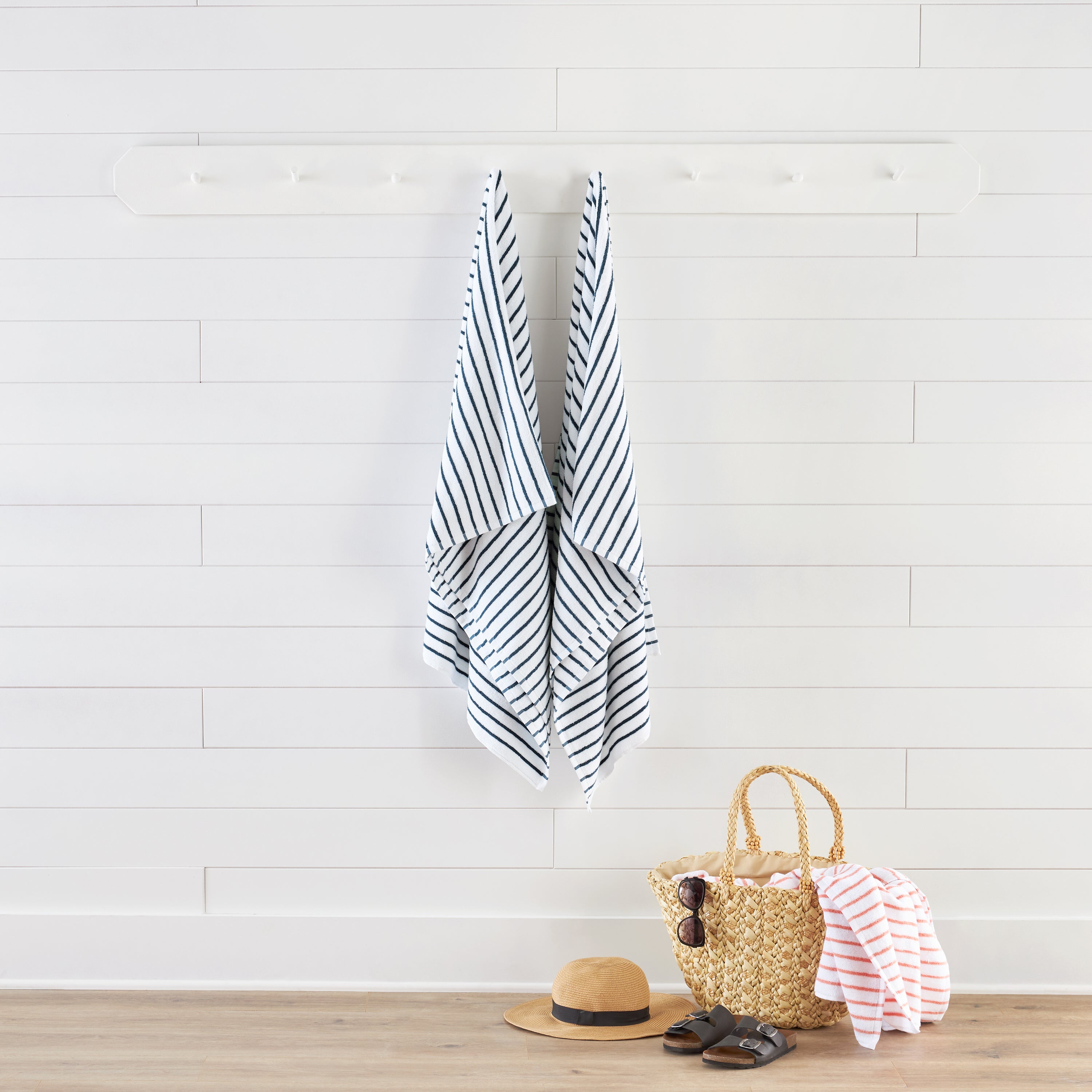 100% Cotton Stripe Cabana Towels