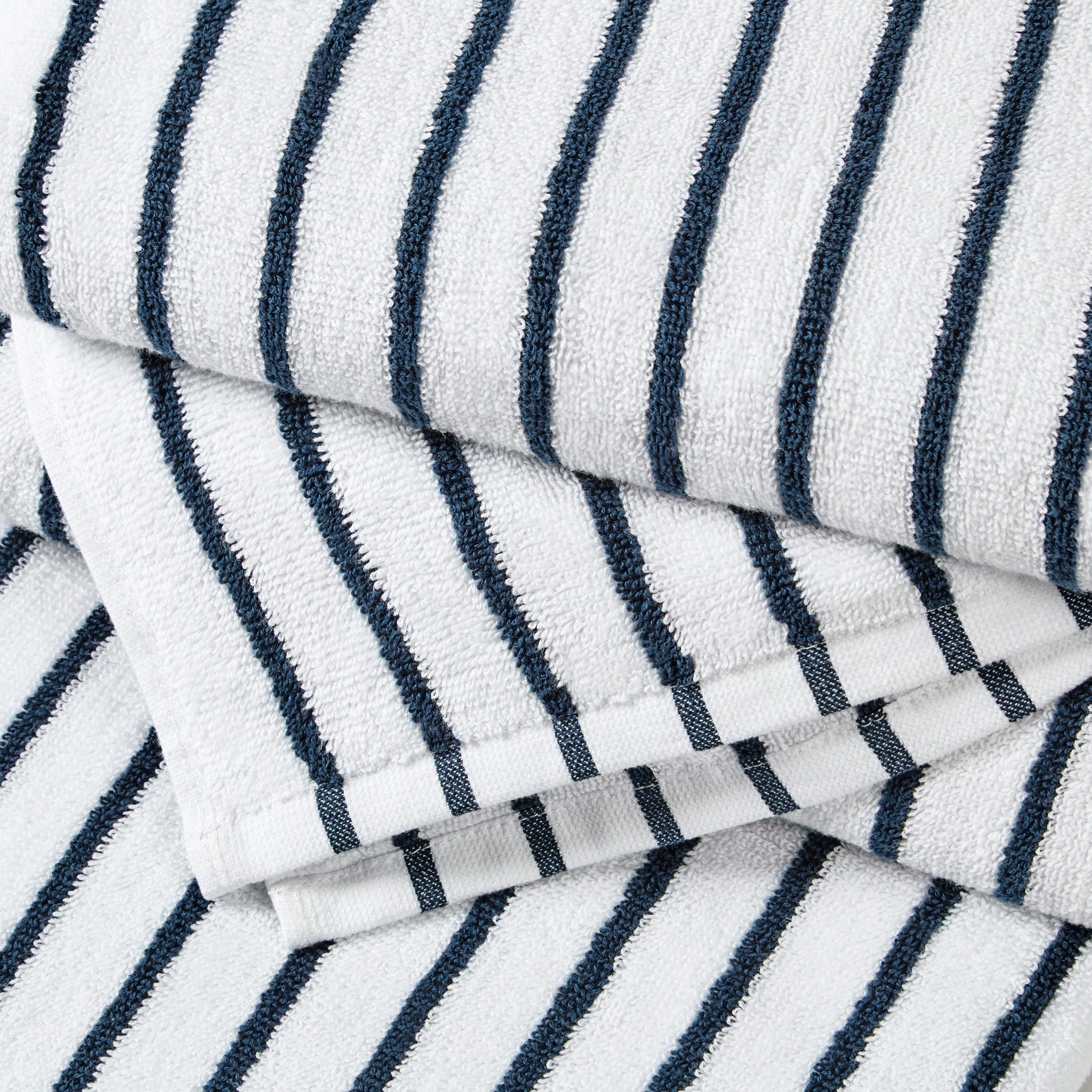 100% Cotton Stripe Cabana Towels