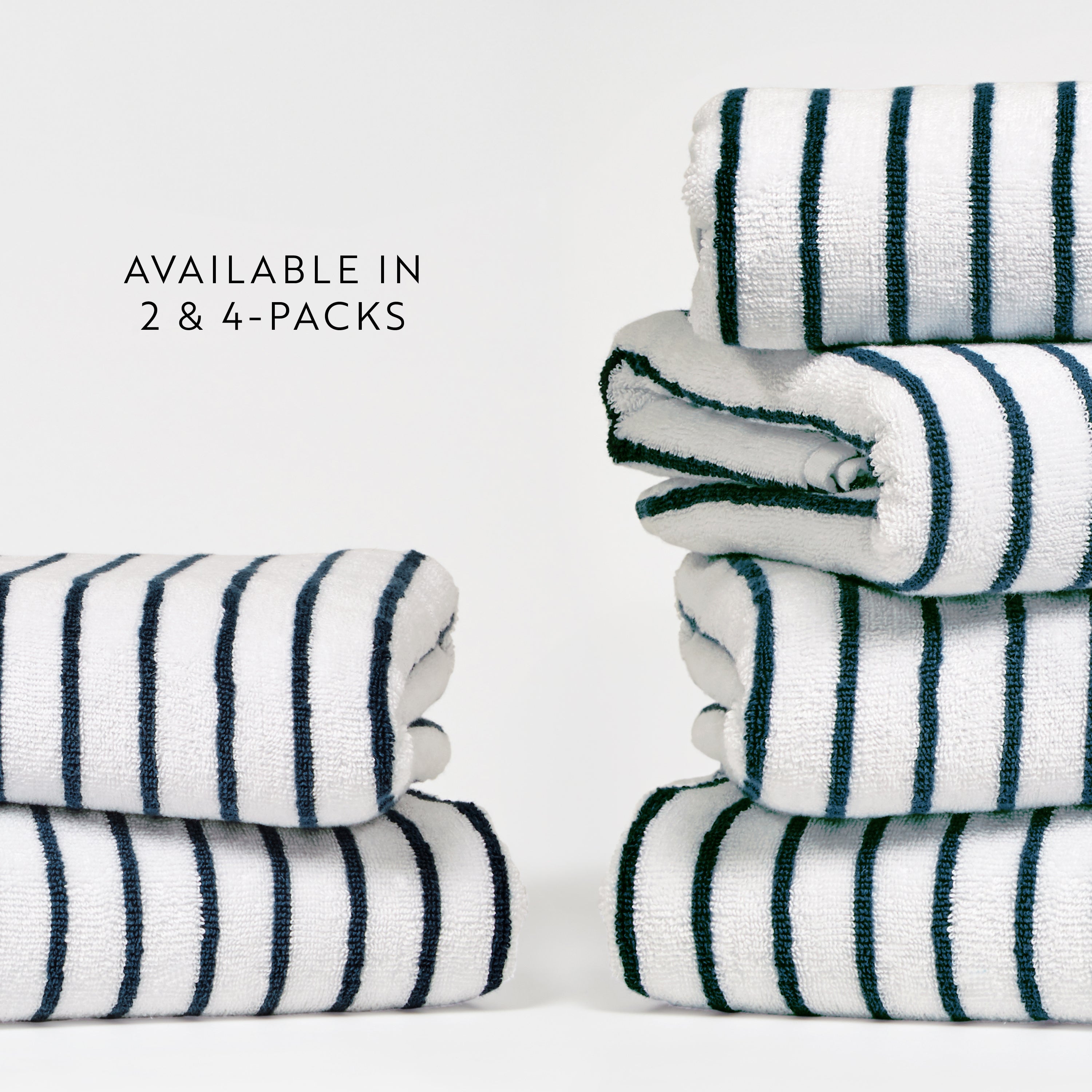 100% Cotton Stripe Cabana Towels