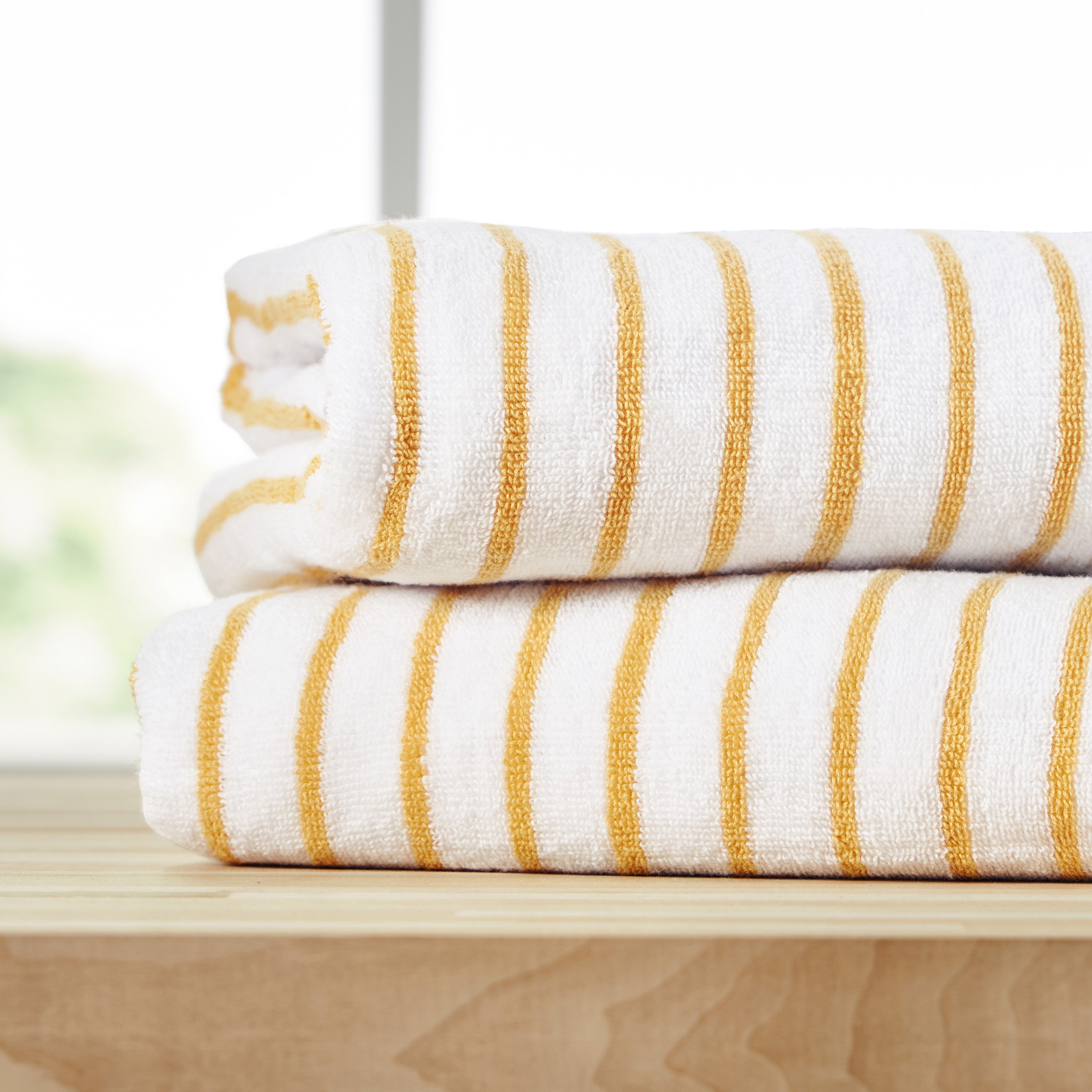 100% Cotton Stripe Cabana Towels