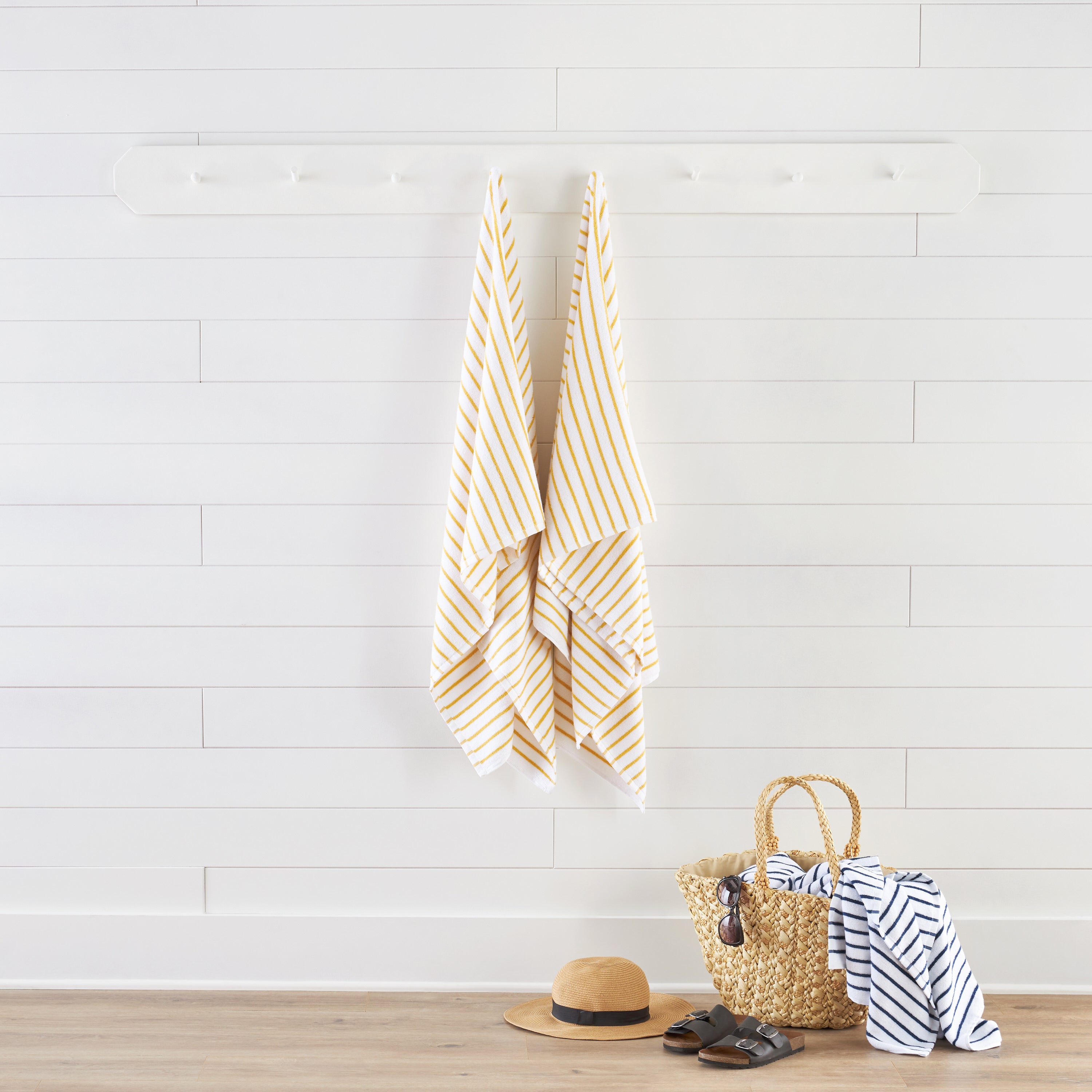 100% Cotton Stripe Cabana Towels
