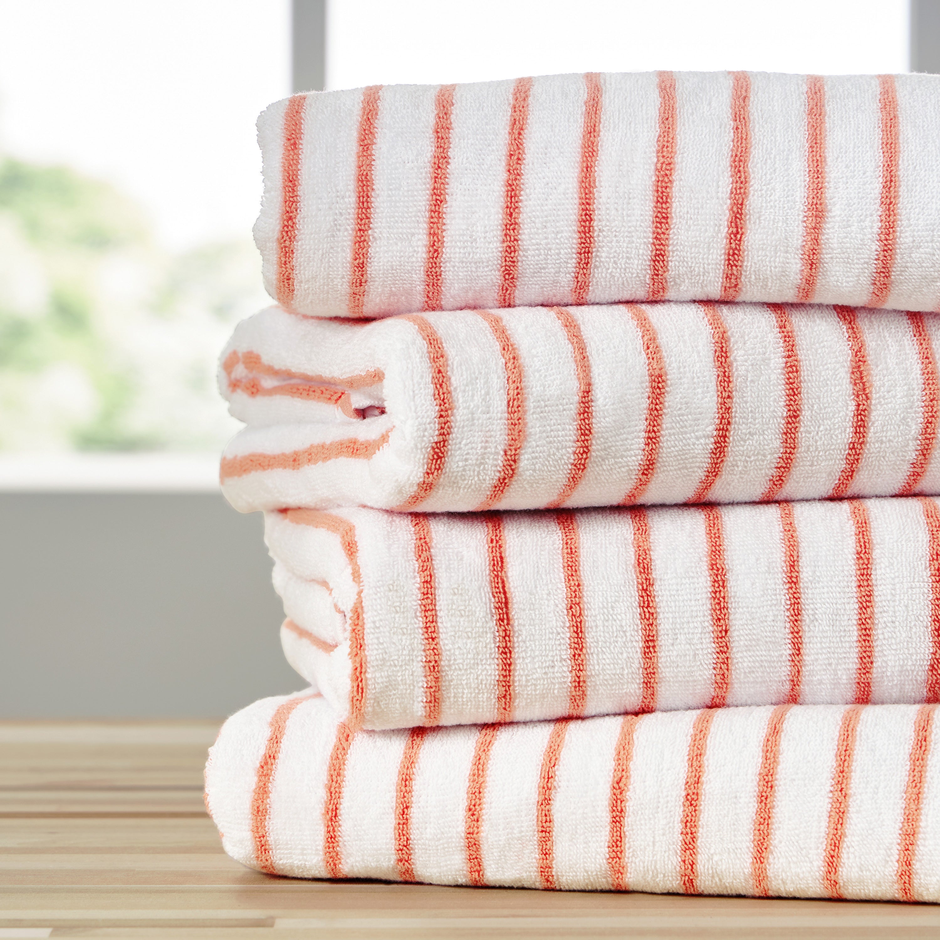 100% Cotton Stripe Cabana Towels
