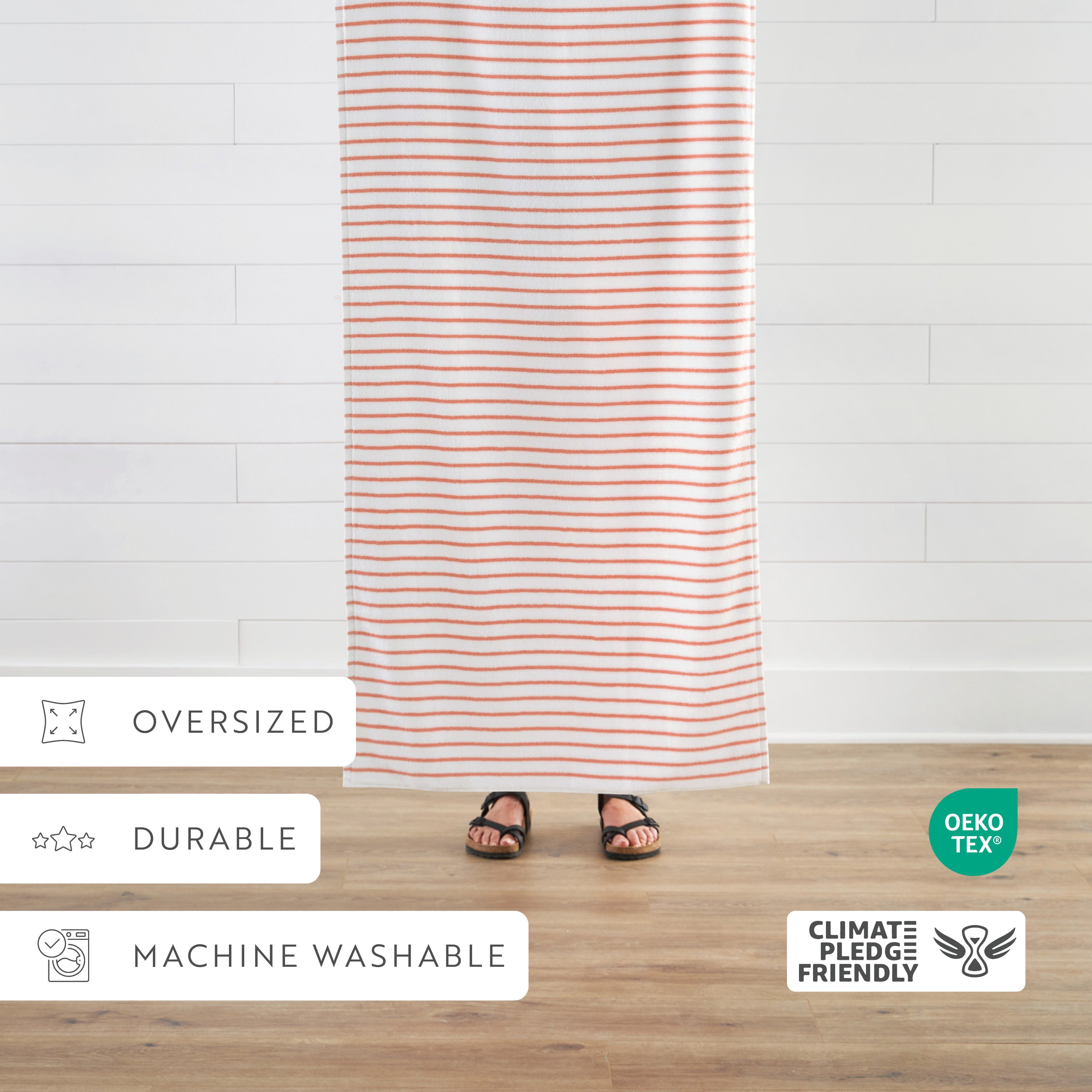 100% Cotton Stripe Cabana Towels