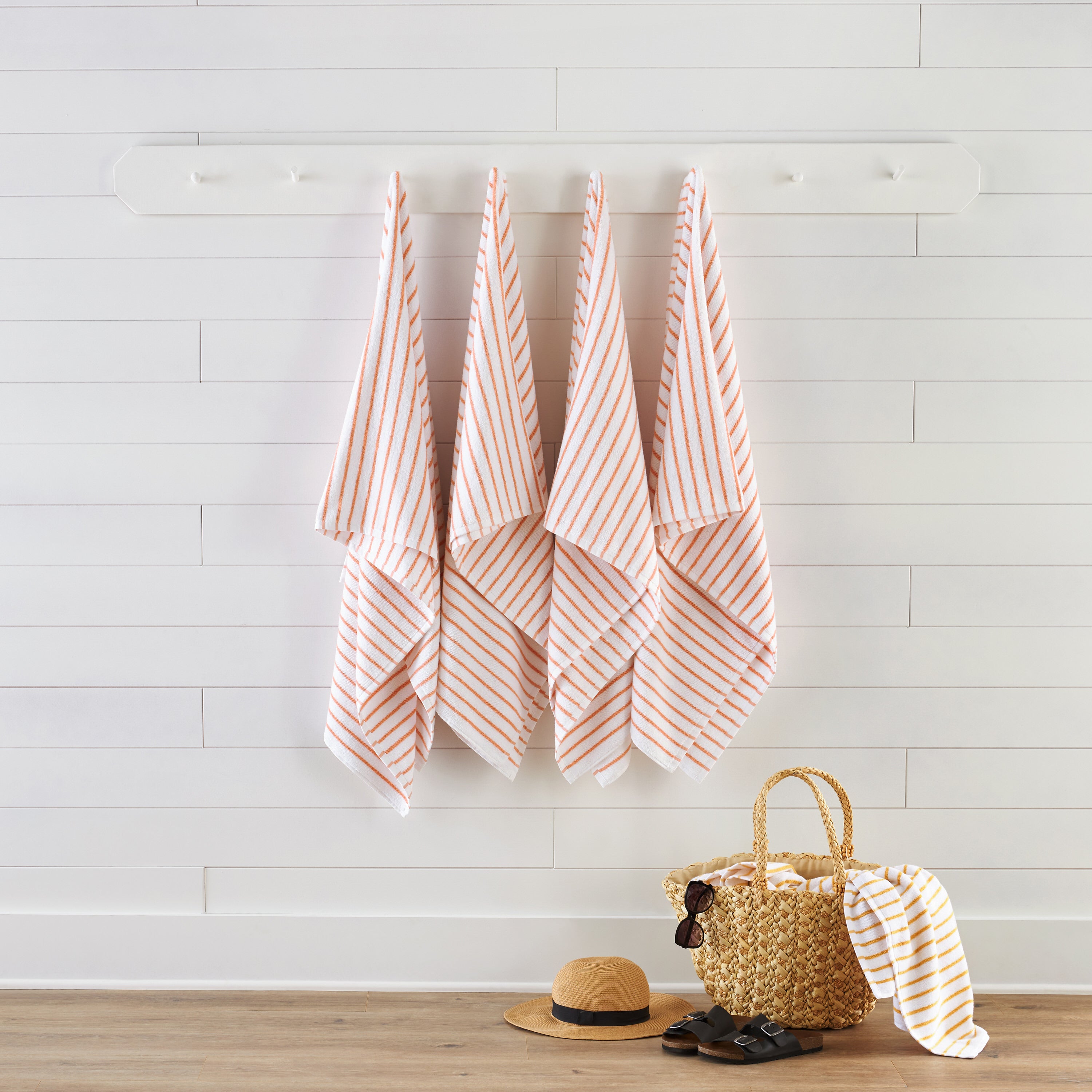 100% Cotton Stripe Cabana Towels