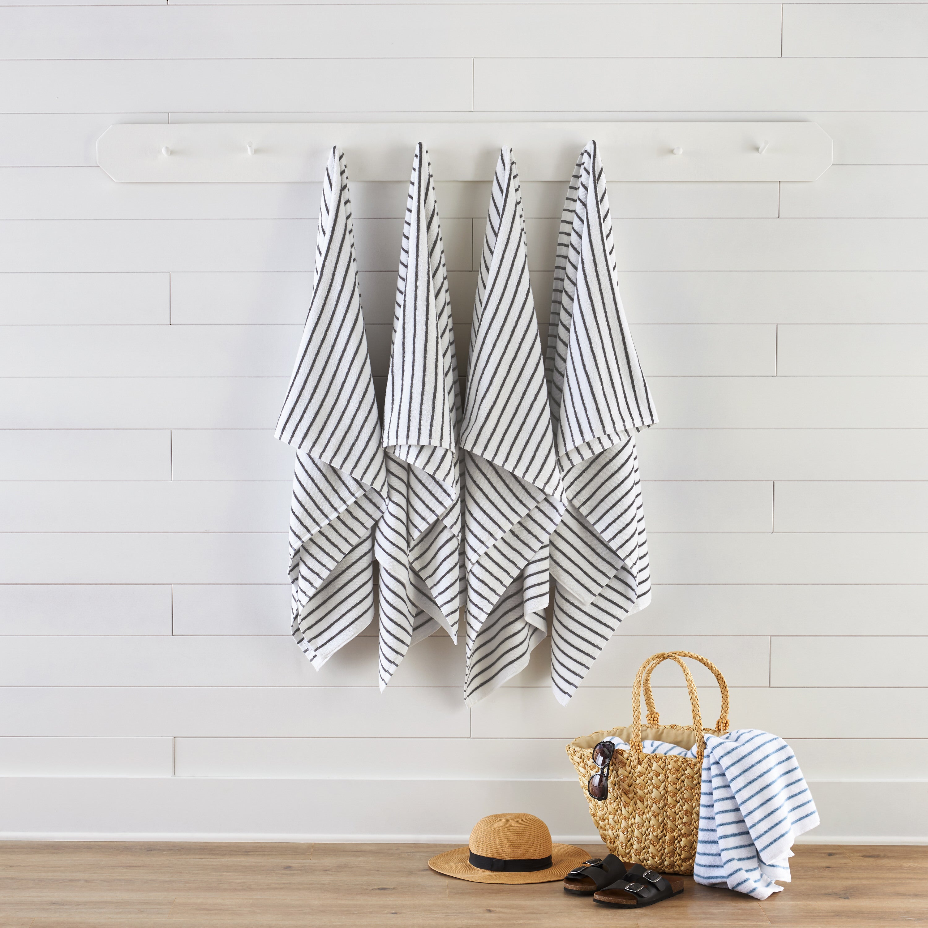 100% Cotton Stripe Cabana Towels