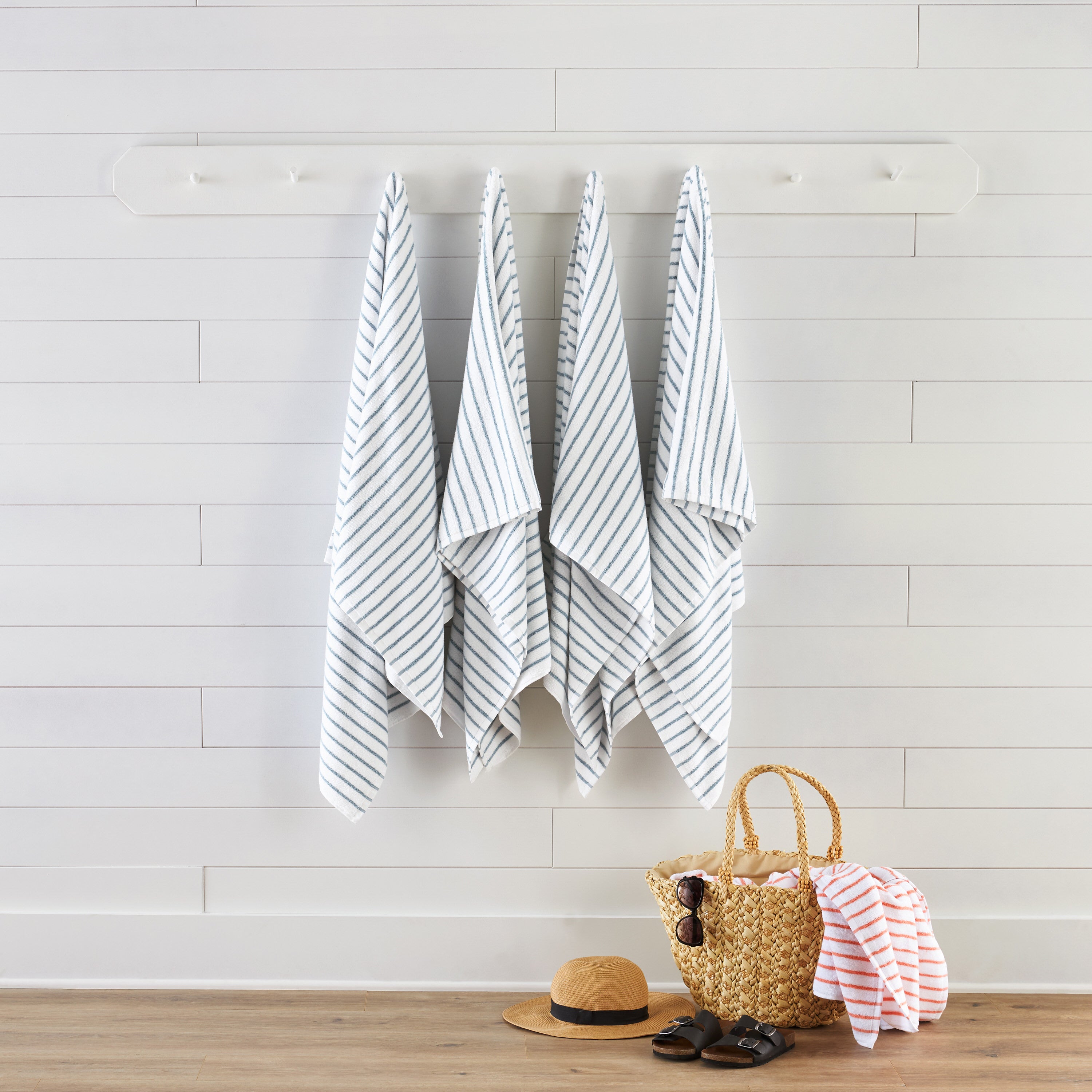 100% Cotton Stripe Cabana Towels
