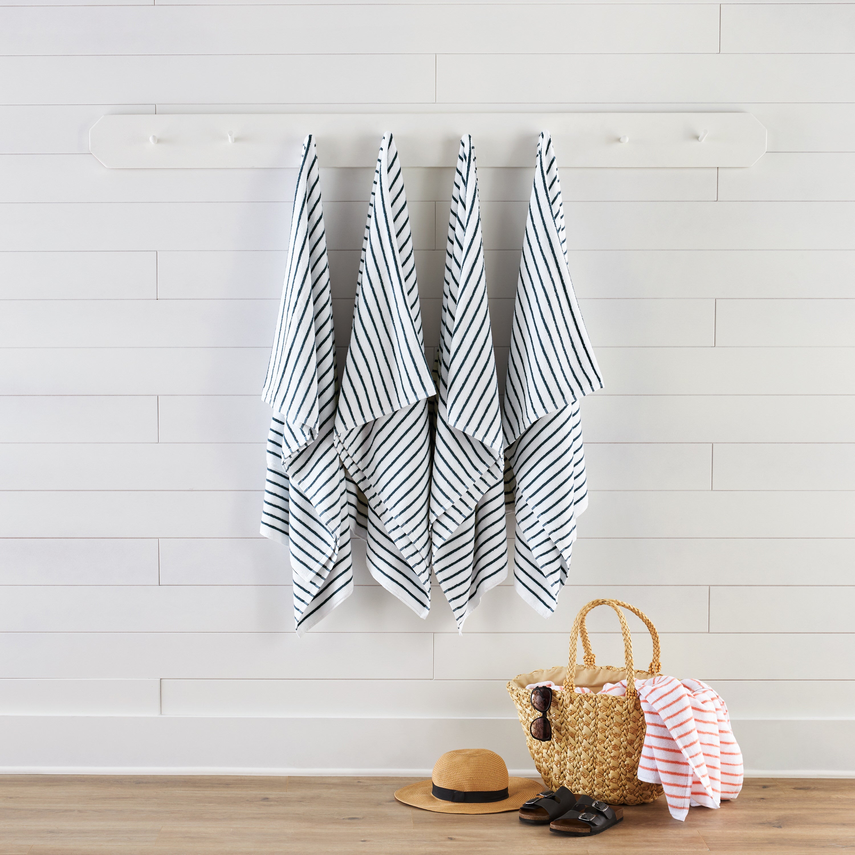 100% Cotton Stripe Cabana Towels