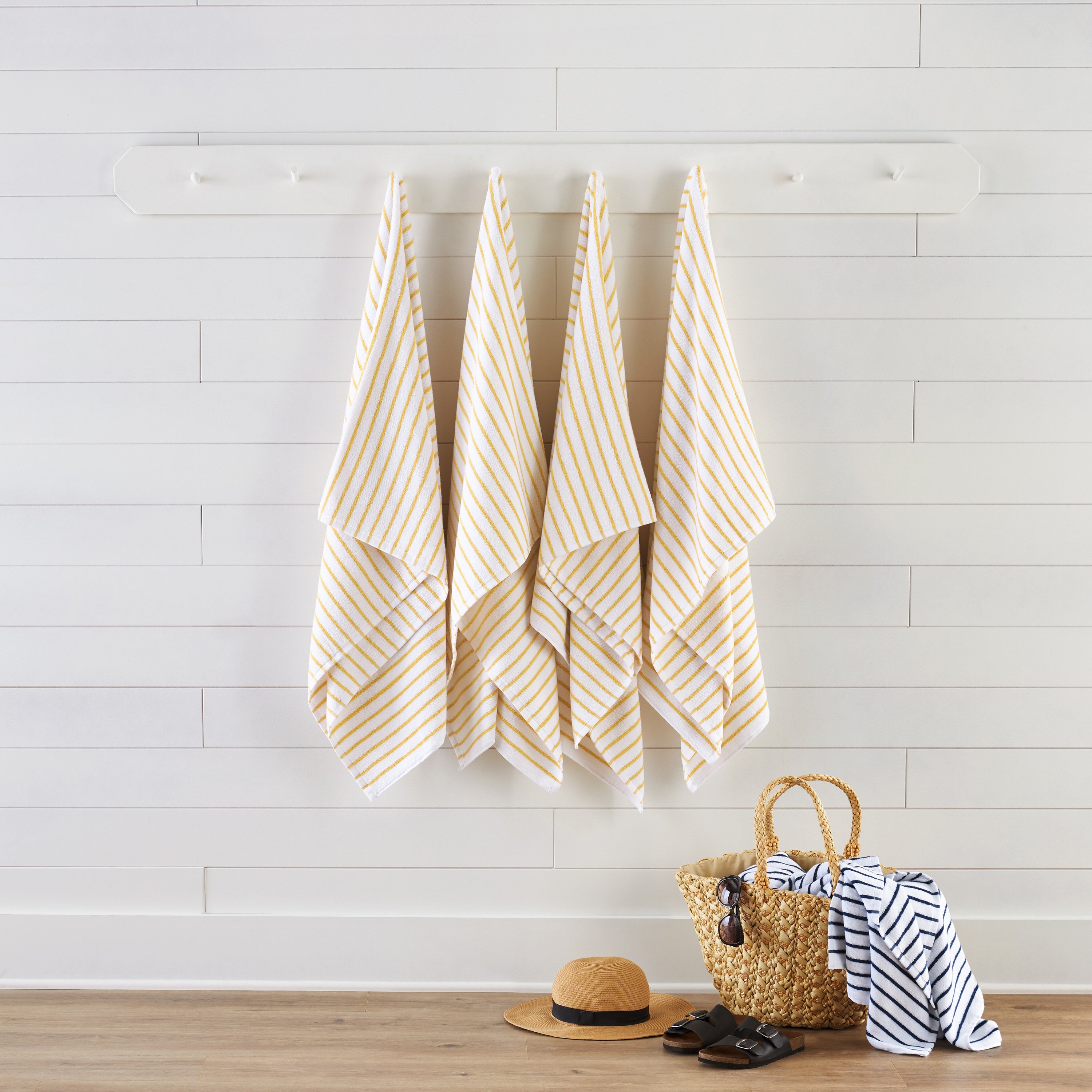 100% Cotton Stripe Cabana Towels