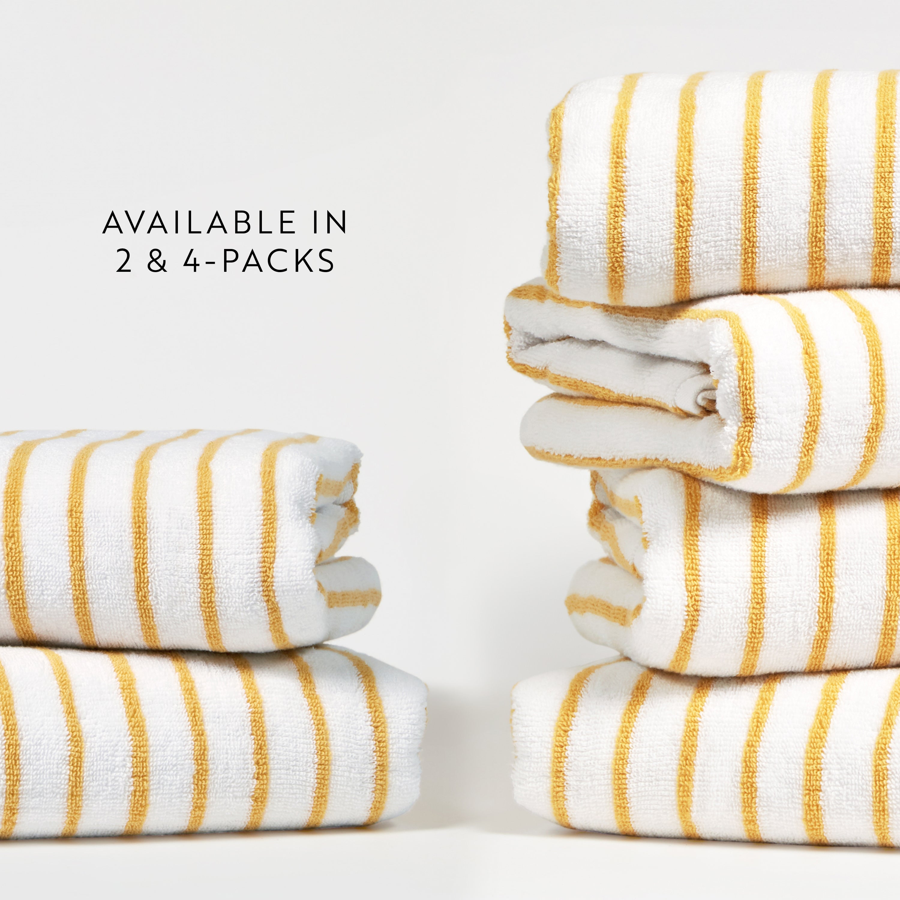 100% Cotton Stripe Cabana Towels