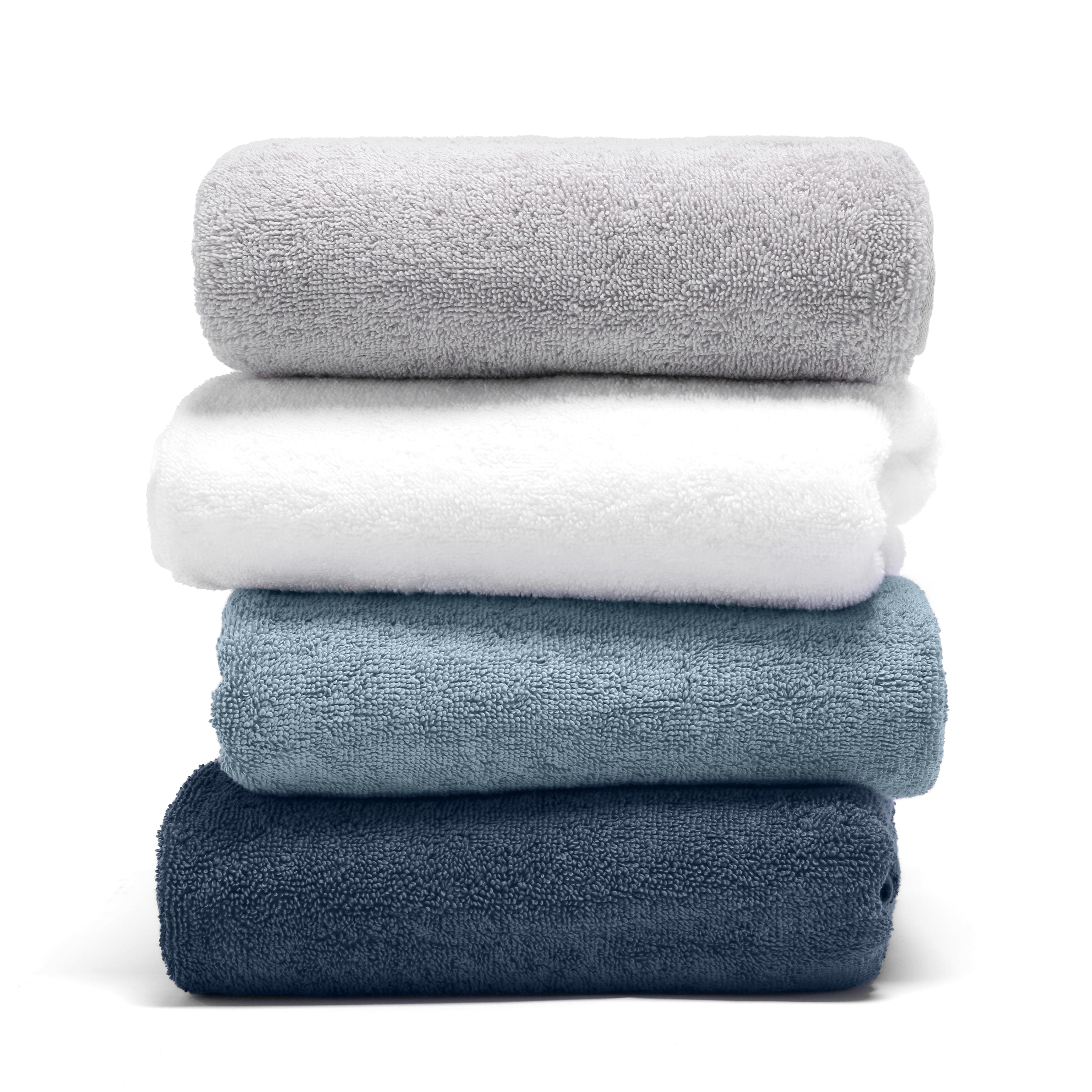 4-Piece Hotel-Quality 100% Bath Towel Set