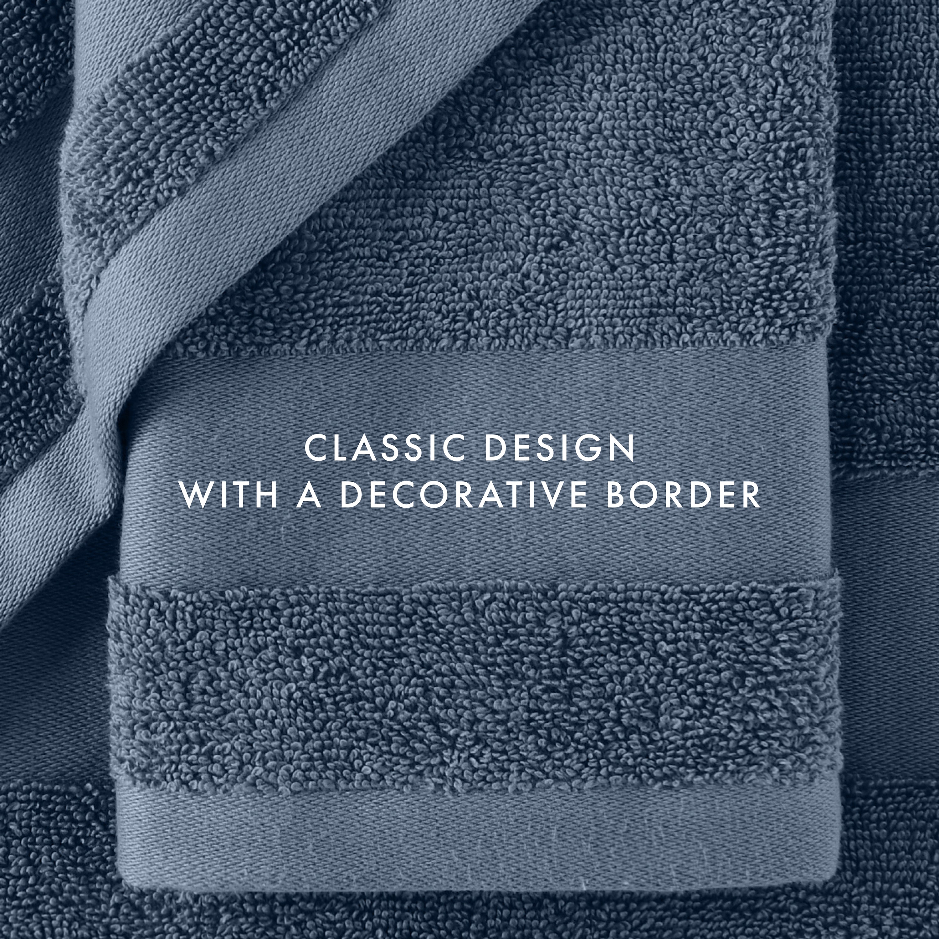 4-Piece Hotel-Quality 100% Bath Towel Set