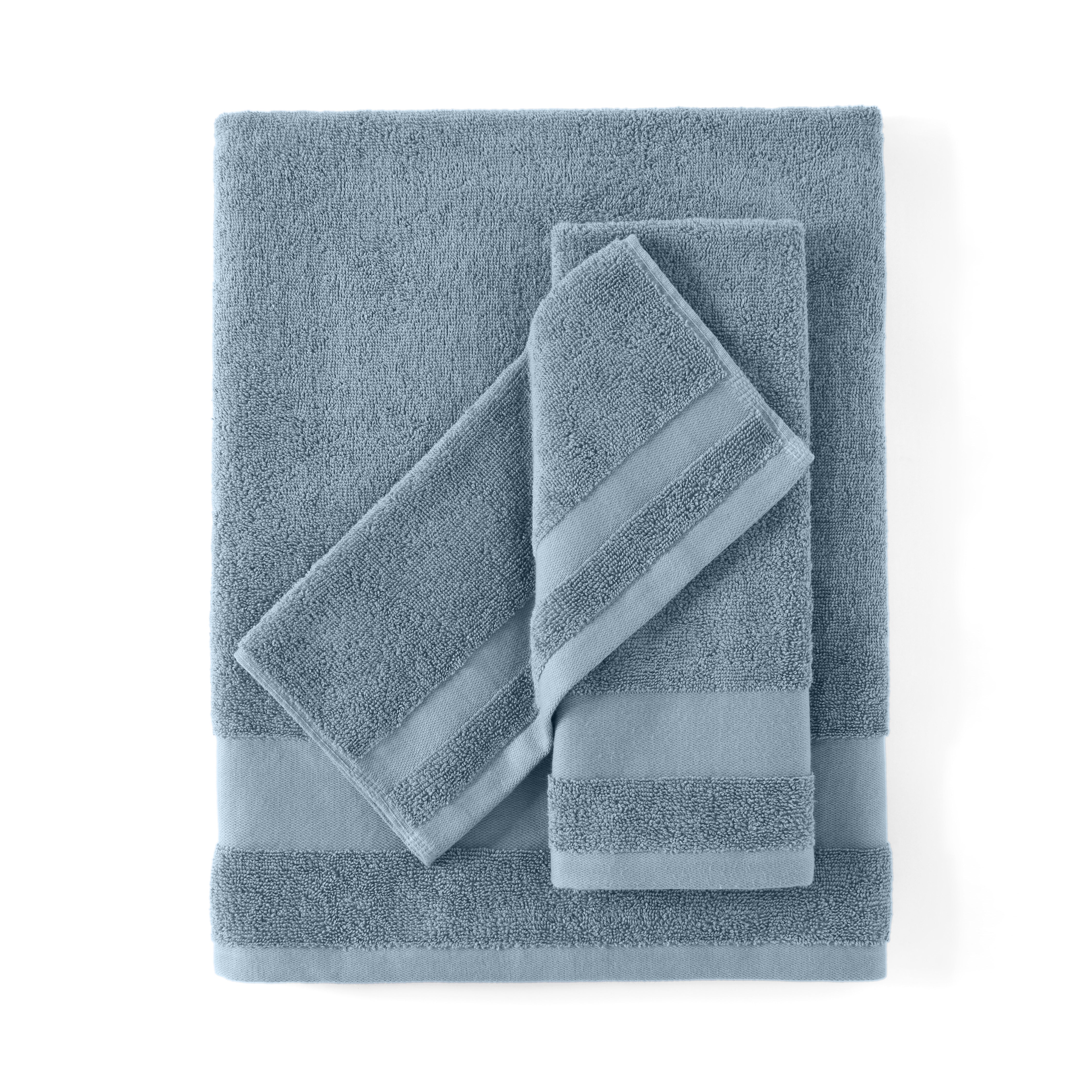 6-Piece Hotel-Quality 100% Cotton Bath Towel Set