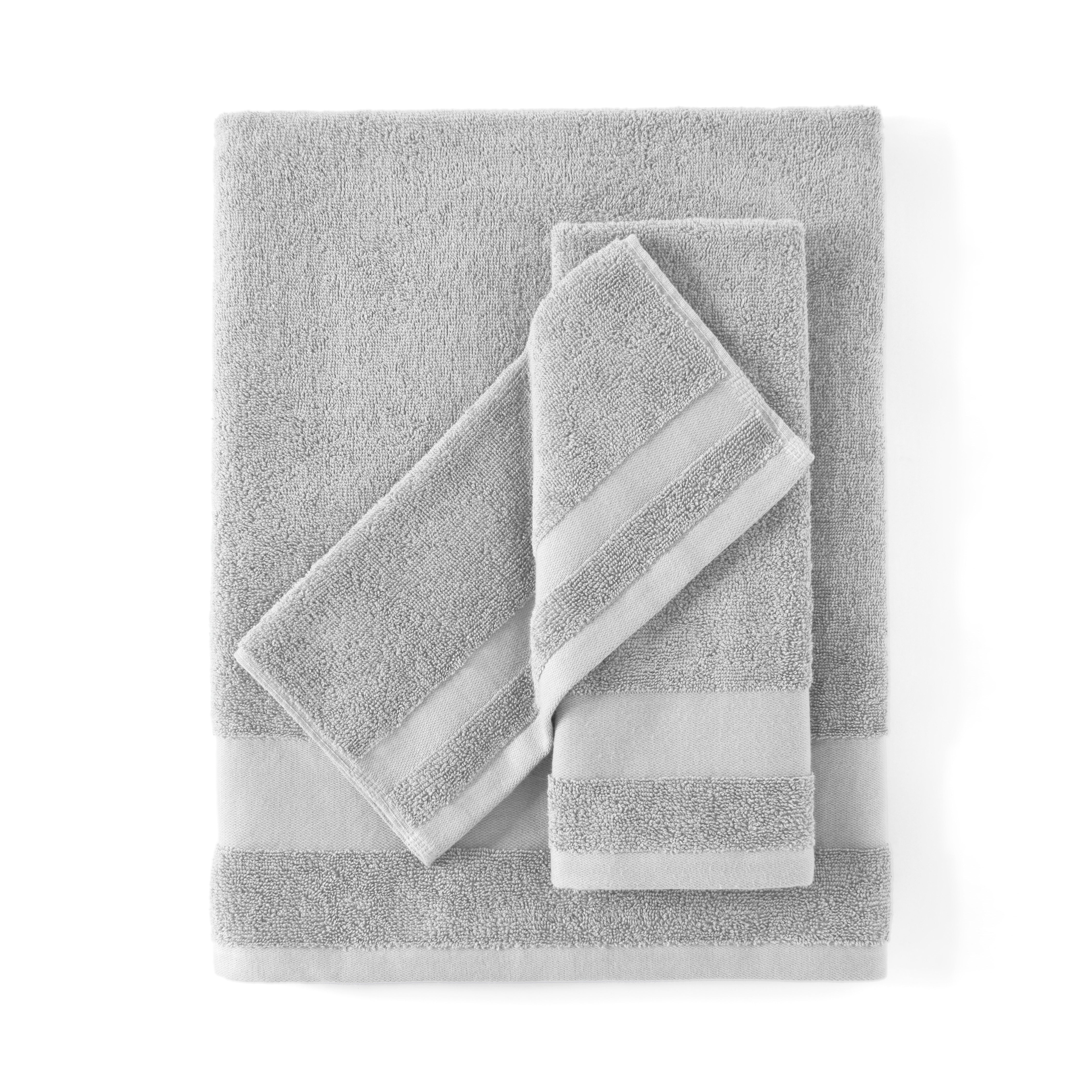 6-Piece Hotel-Quality 100% Cotton Bath Towel Set