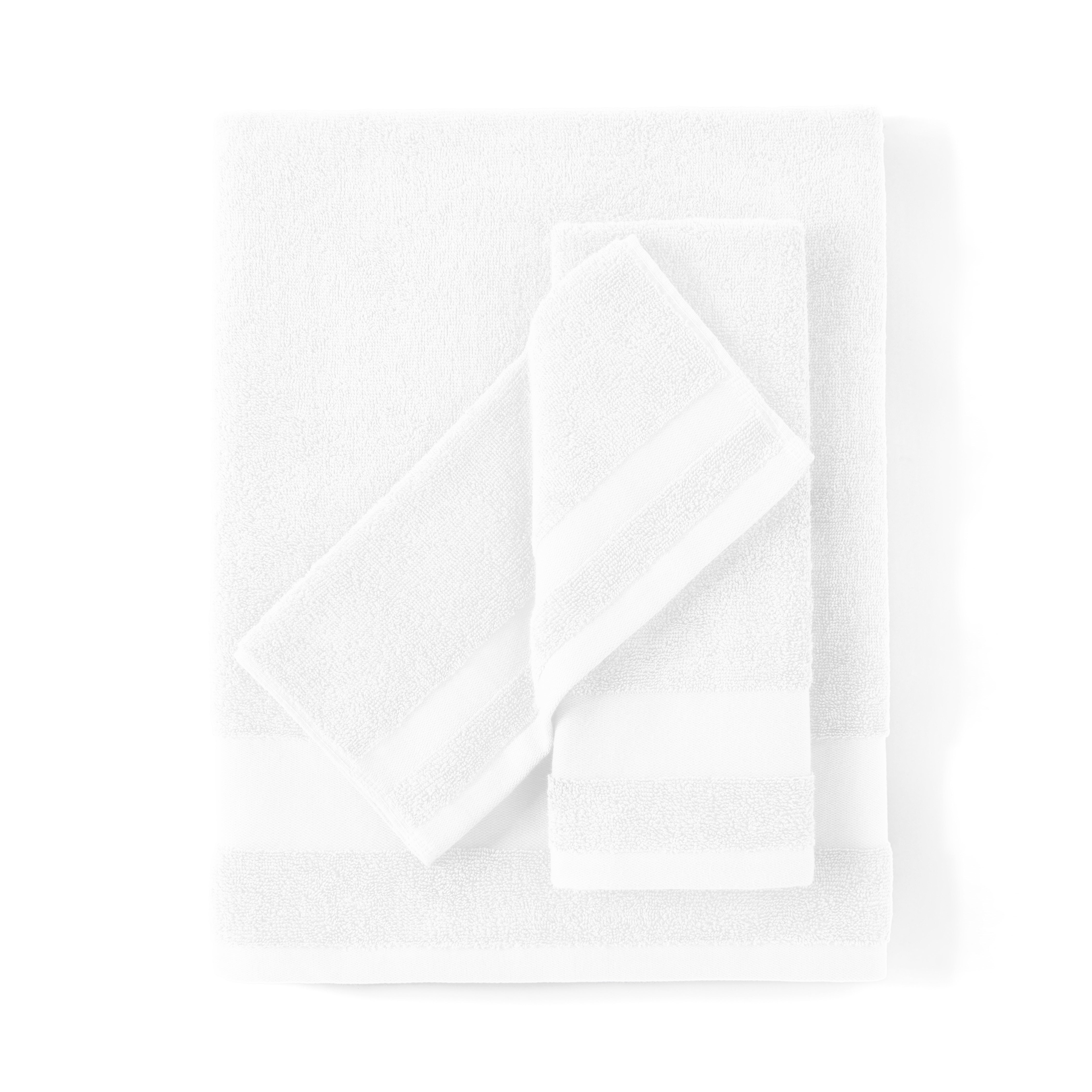 6-Piece Hotel-Quality 100% Cotton Bath Towel Set