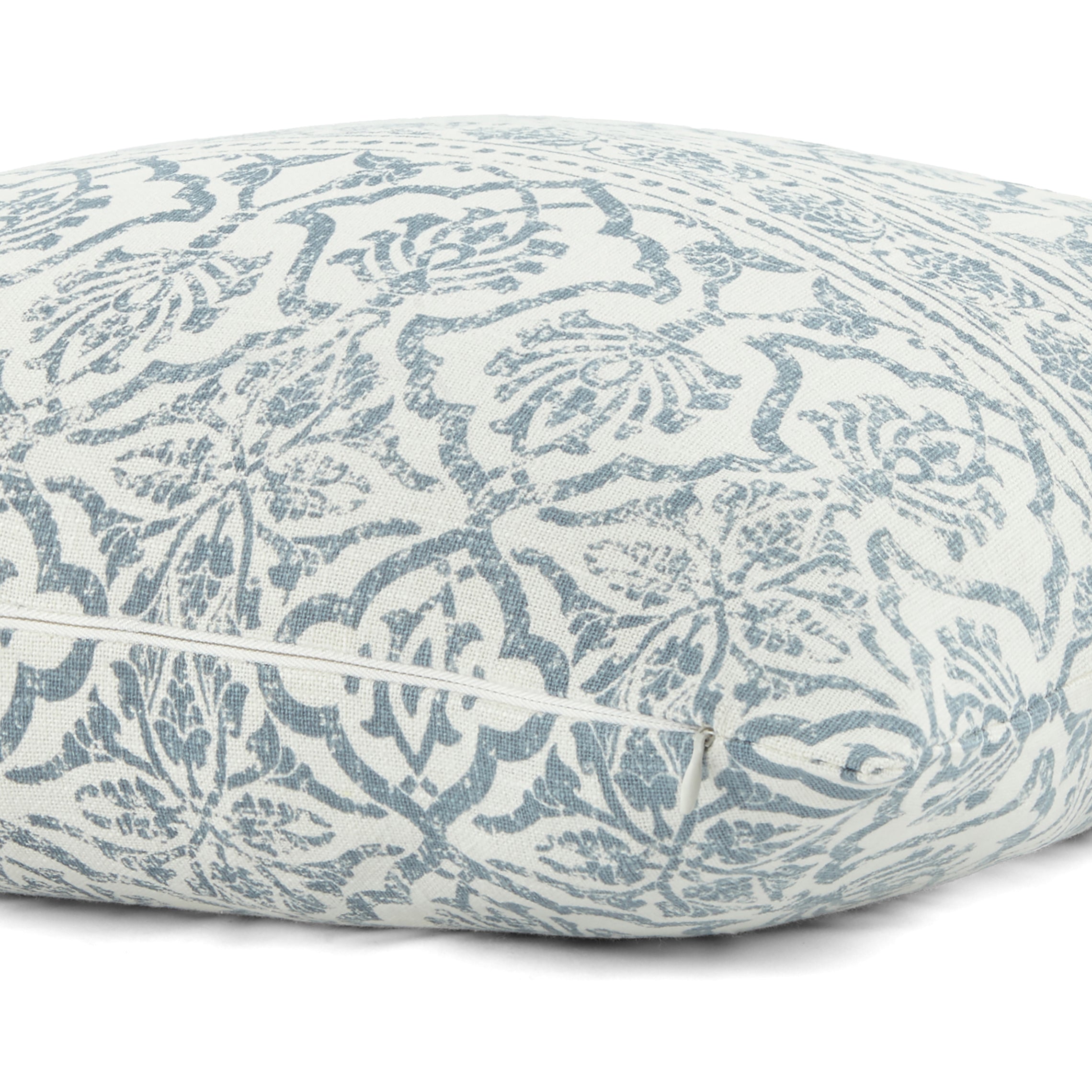 Antique Floral Elegant Cotton Decor Throw Pillow Cover