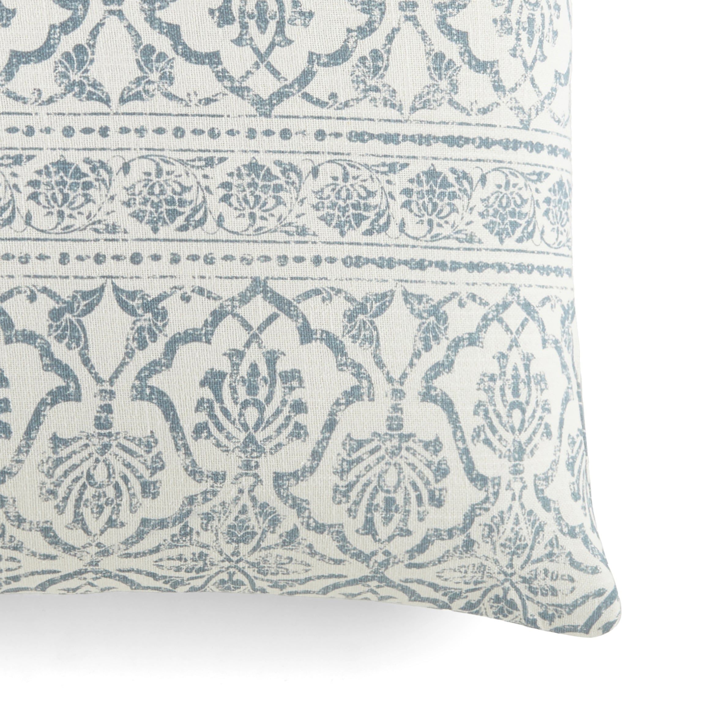 Antique Floral Elegant Cotton Decor Throw Pillow Cover