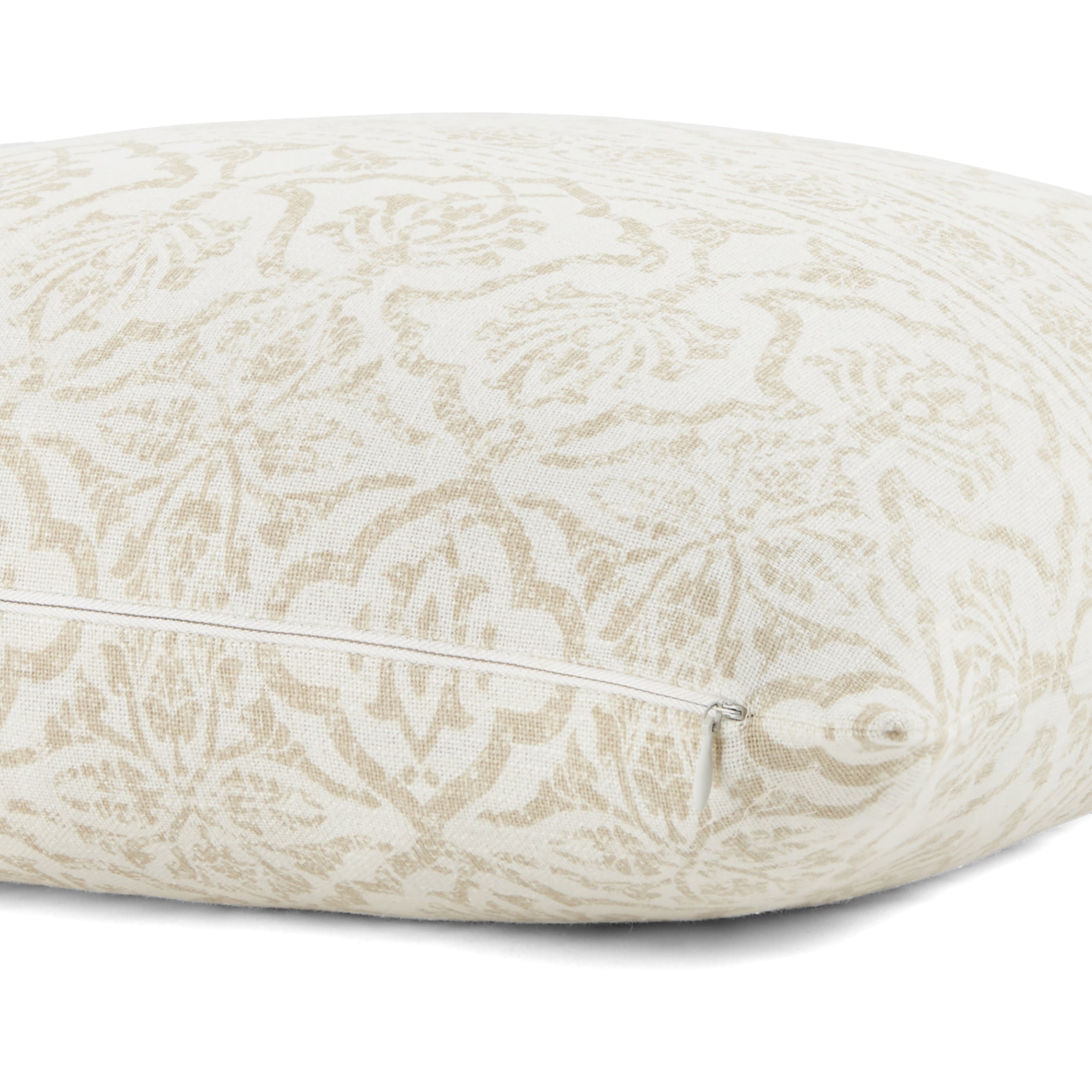 Antique Floral Elegant Cotton Decor Throw Pillow Cover