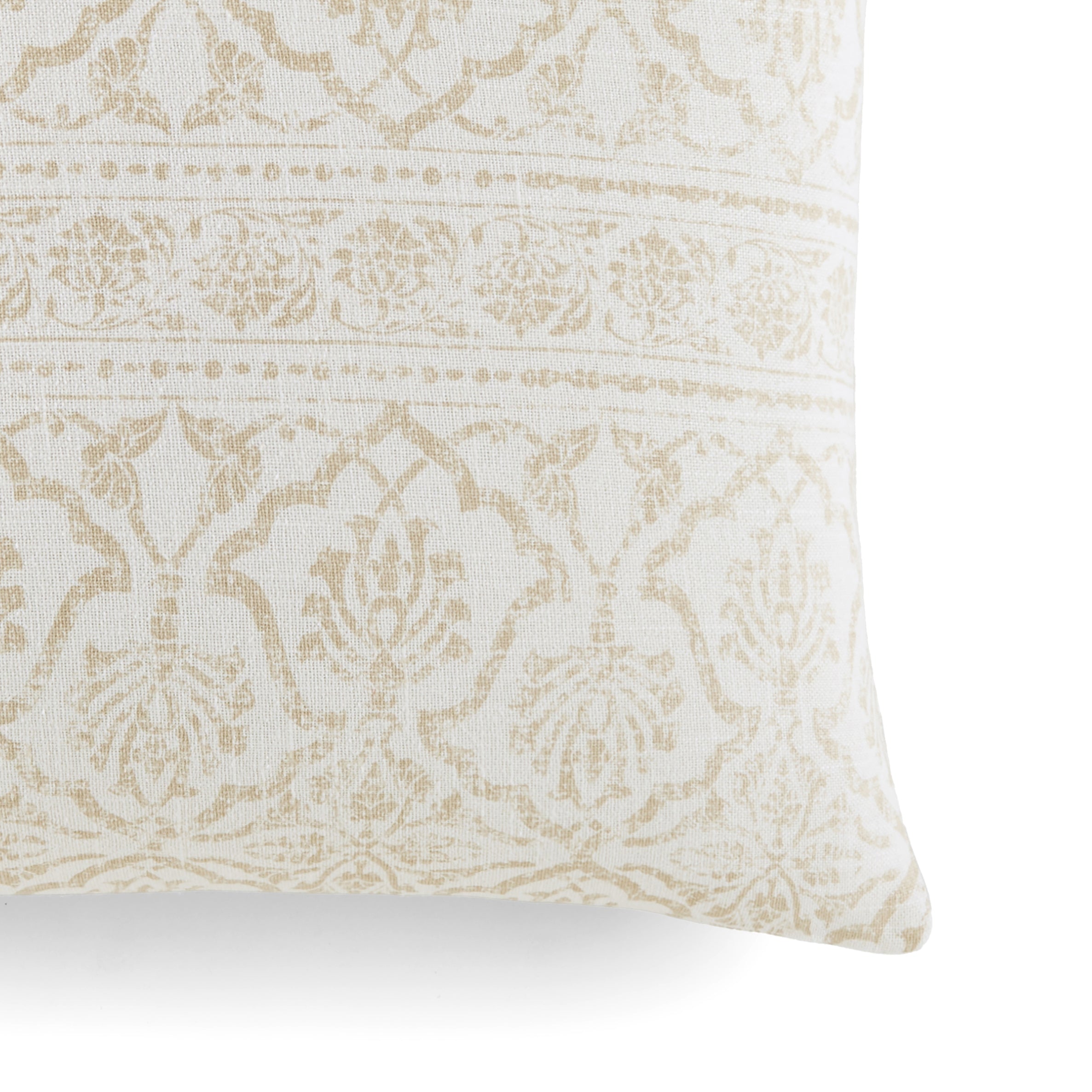 Antique Floral Elegant Cotton Decor Throw Pillow Cover