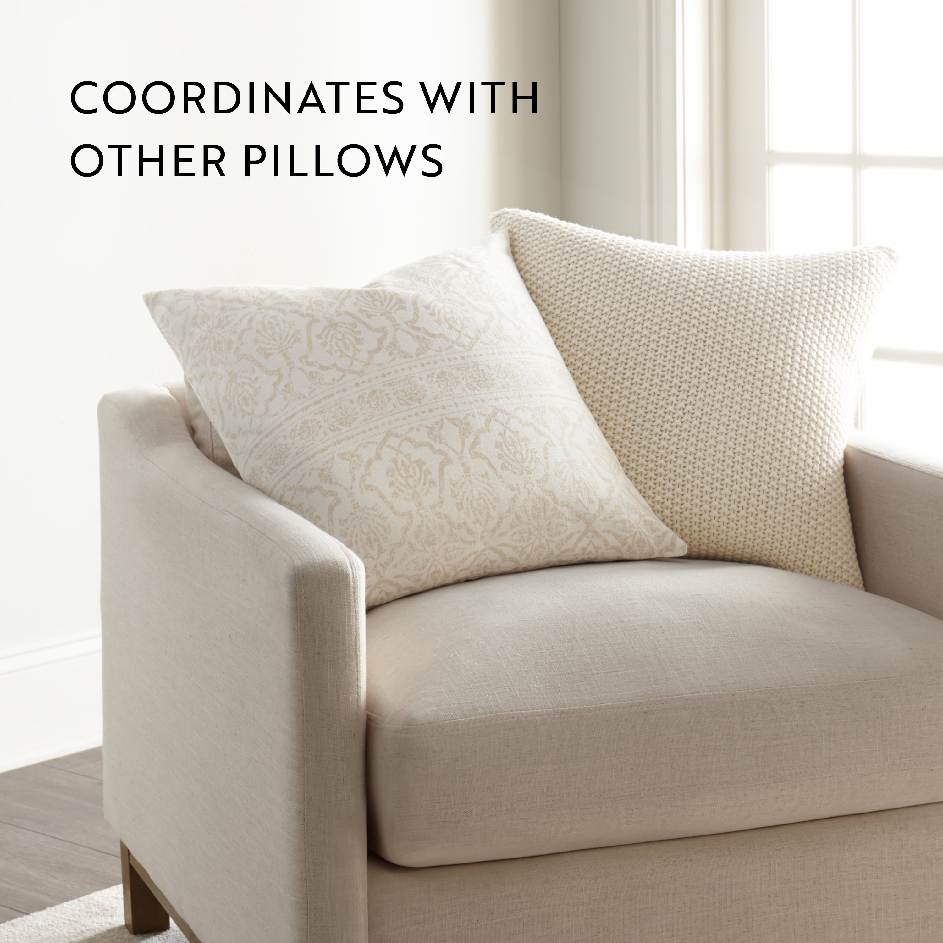 Antique Floral Elegant Cotton Decor Throw Pillow Cover