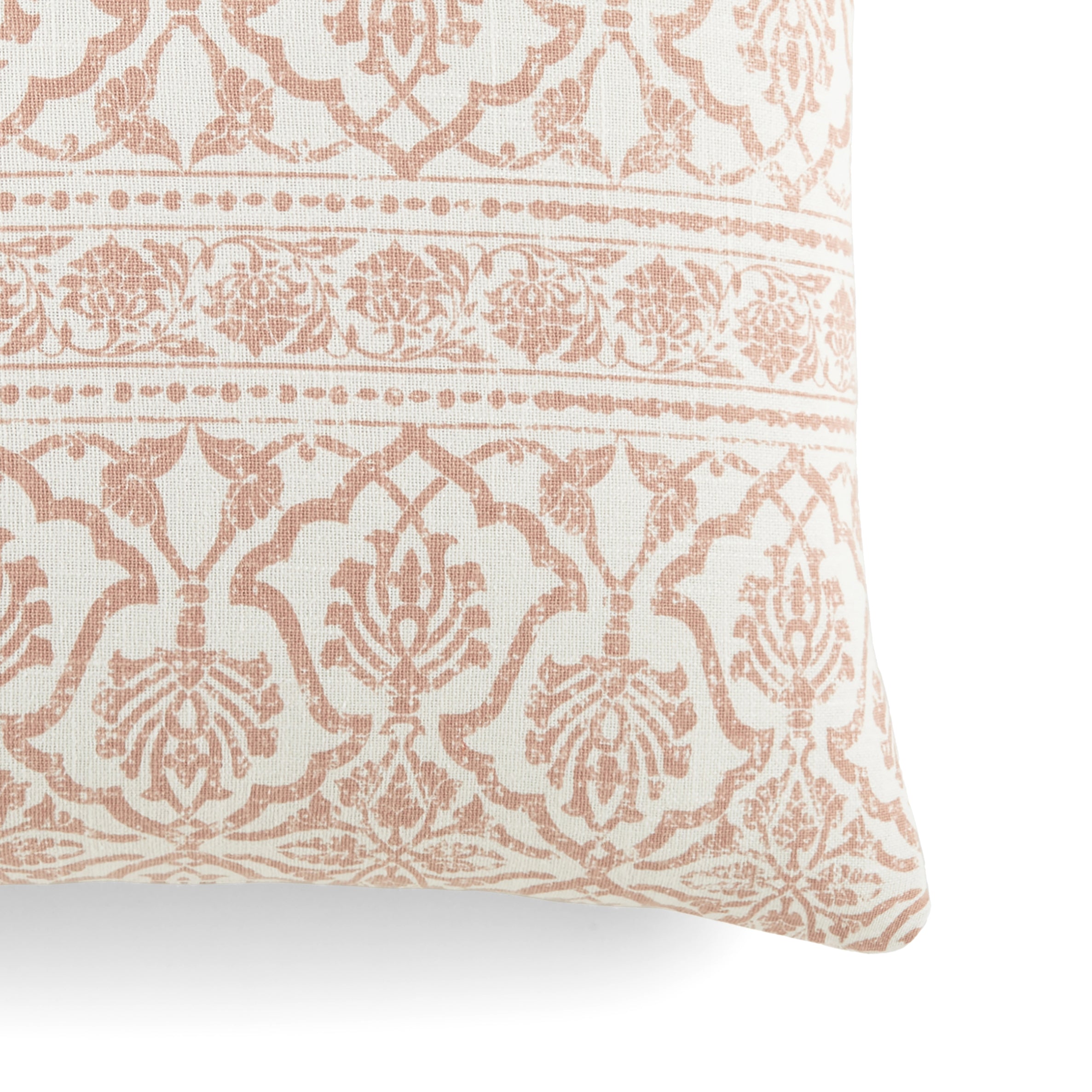 Antique Floral Elegant Cotton Decor Throw Pillow Cover