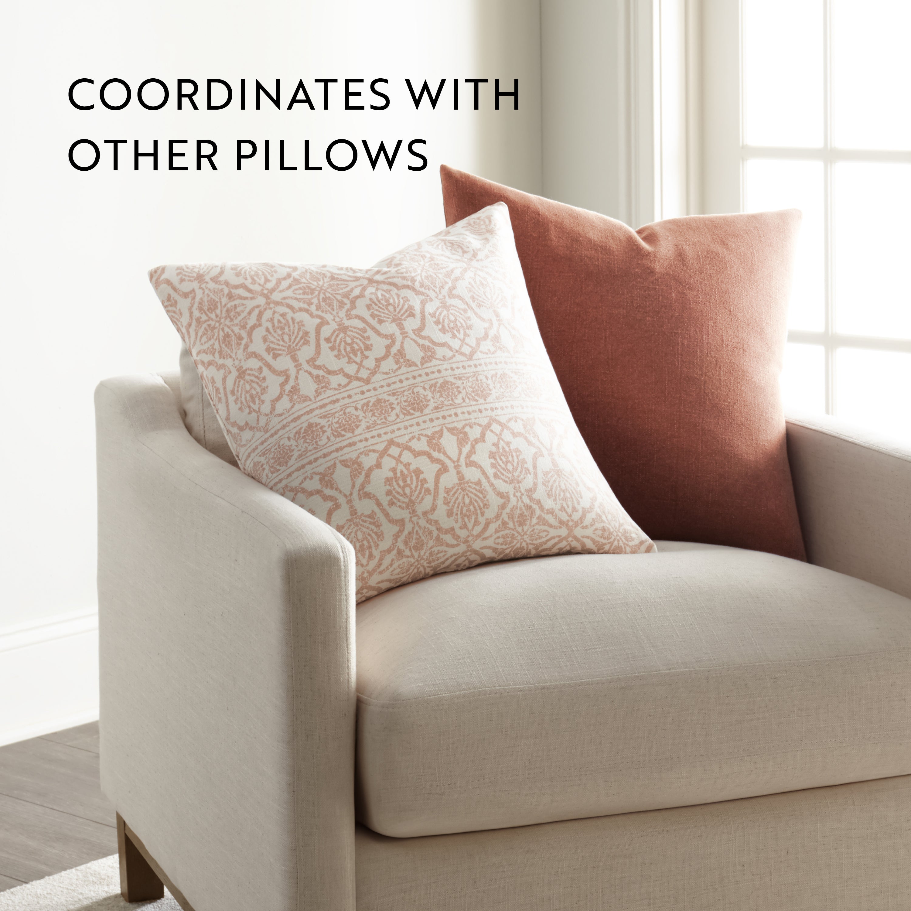 Antique Floral Elegant Cotton Decor Throw Pillow Cover