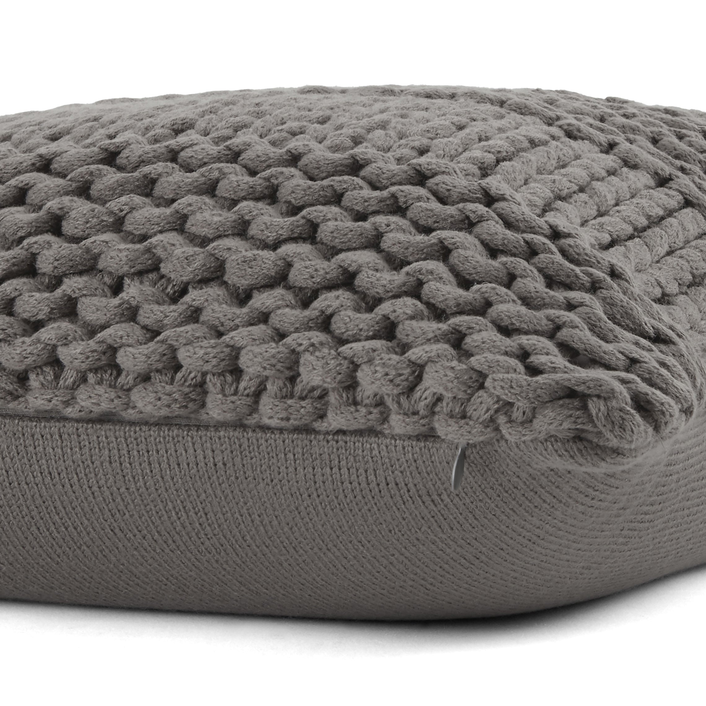 Cozy Chunky Knit Acrylic Decor Throw Pillow Cover