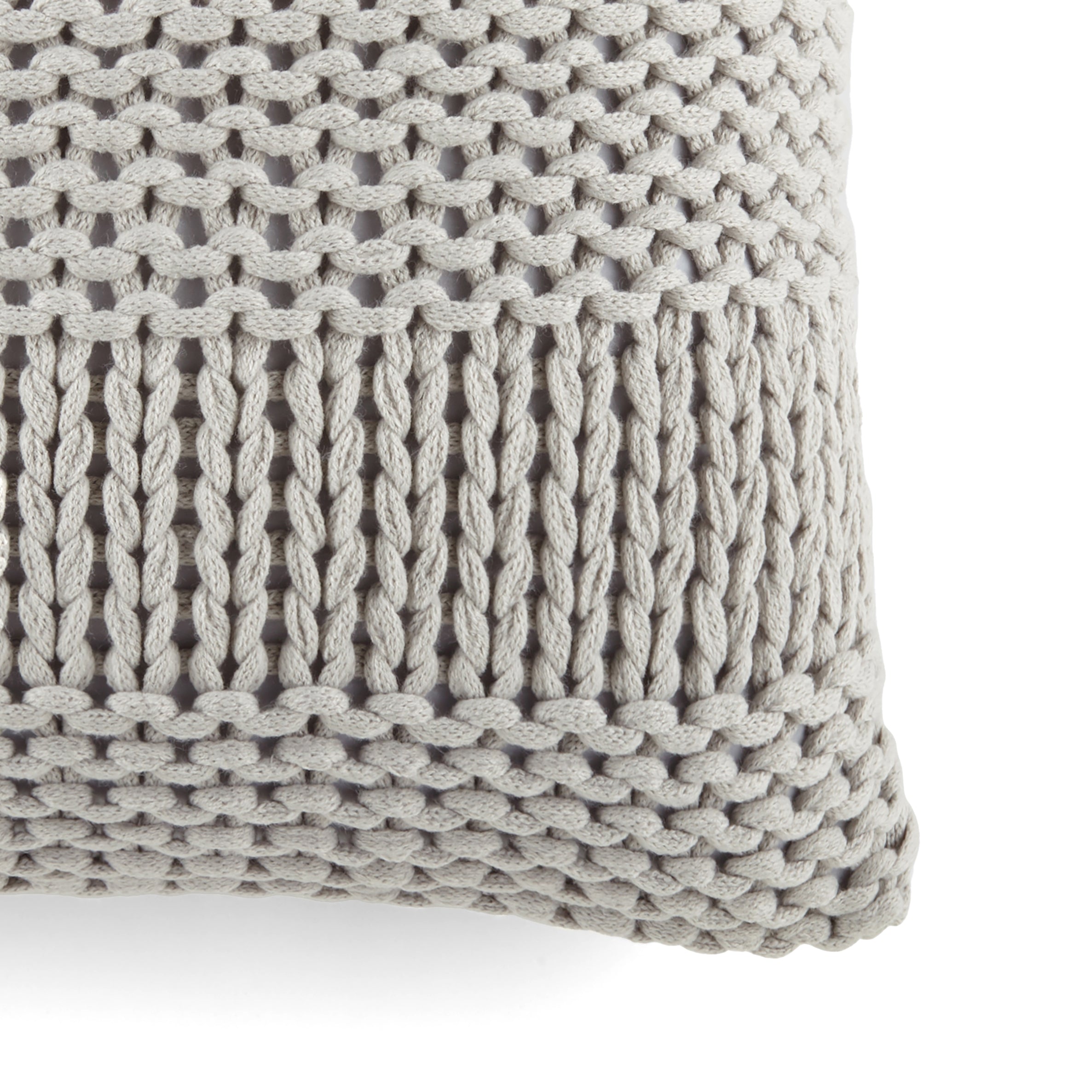 Cozy Chunky Knit Acrylic Decor Throw Pillow Cover