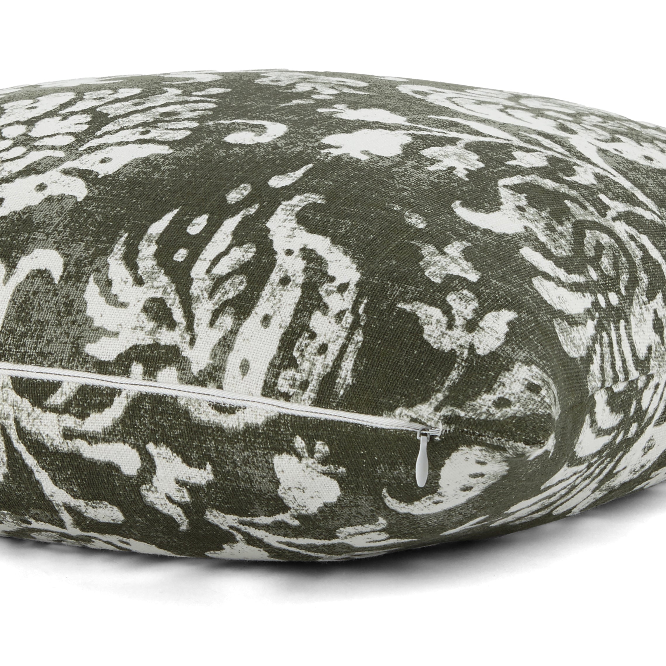 Distressed Floral Elegant Cotton Decor Throw Pillow Cover