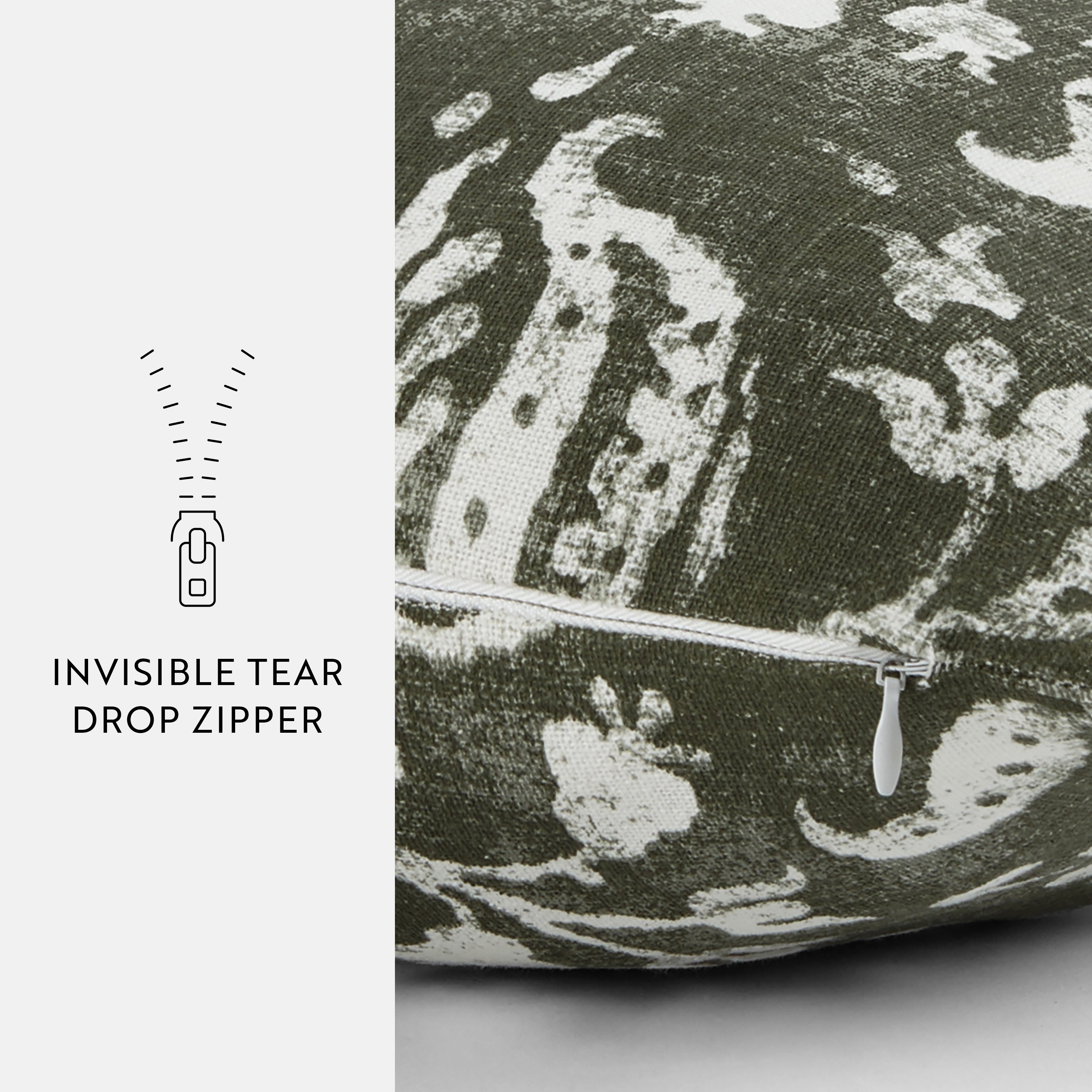 Distressed Floral Elegant Cotton Decor Throw Pillow Cover