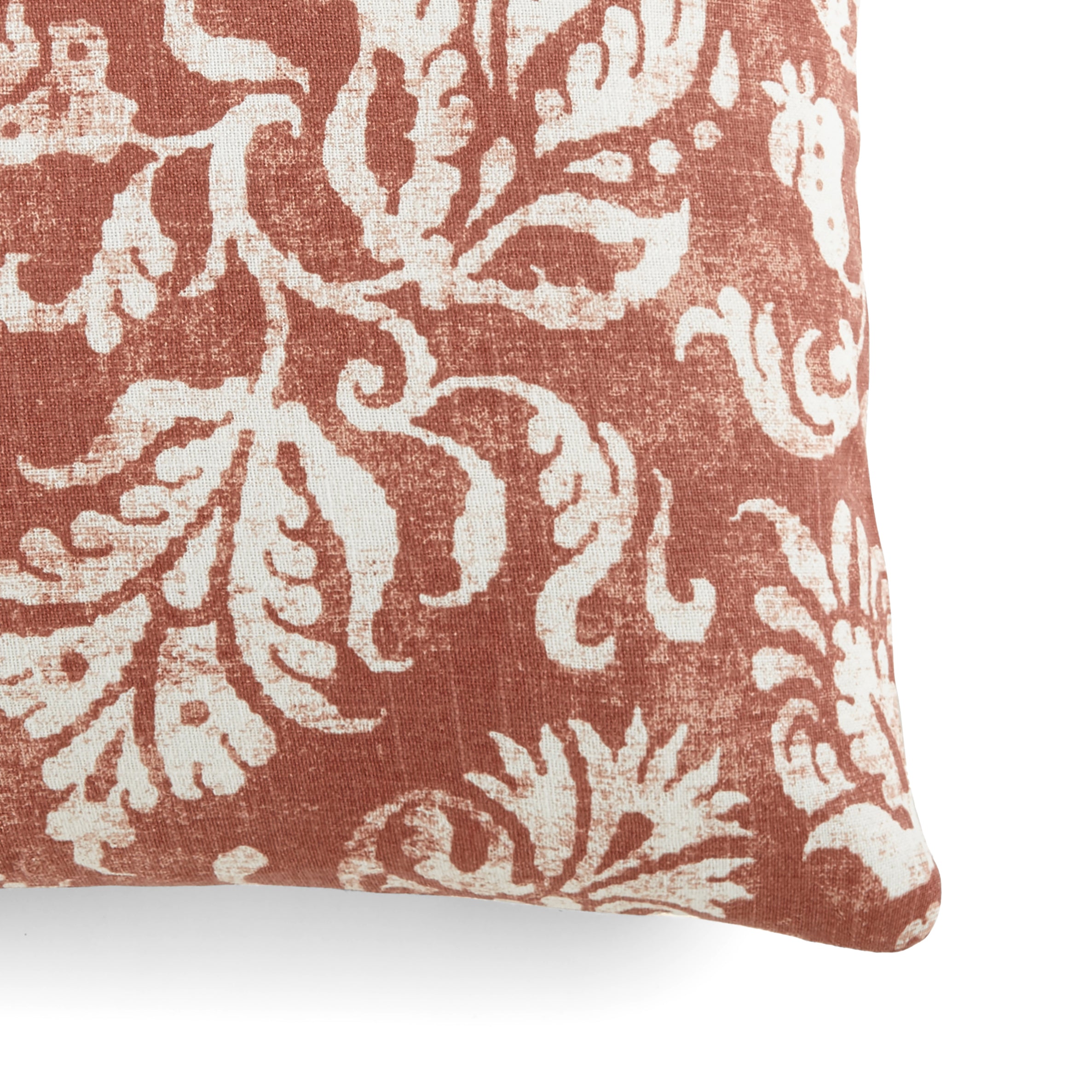 Distressed Floral Elegant Cotton Decor Throw Pillow Cover