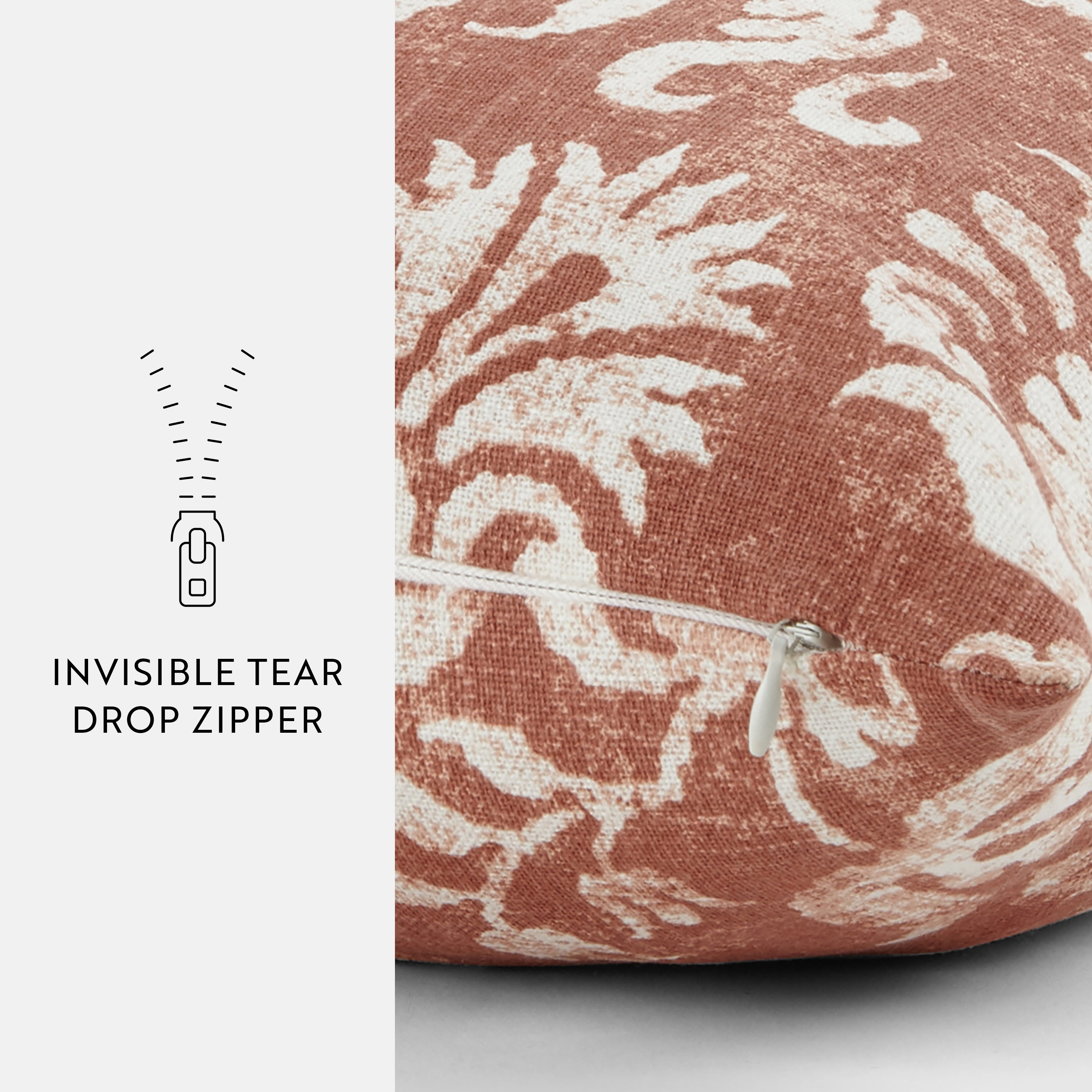 Distressed Floral Elegant Cotton Decor Throw Pillow Cover