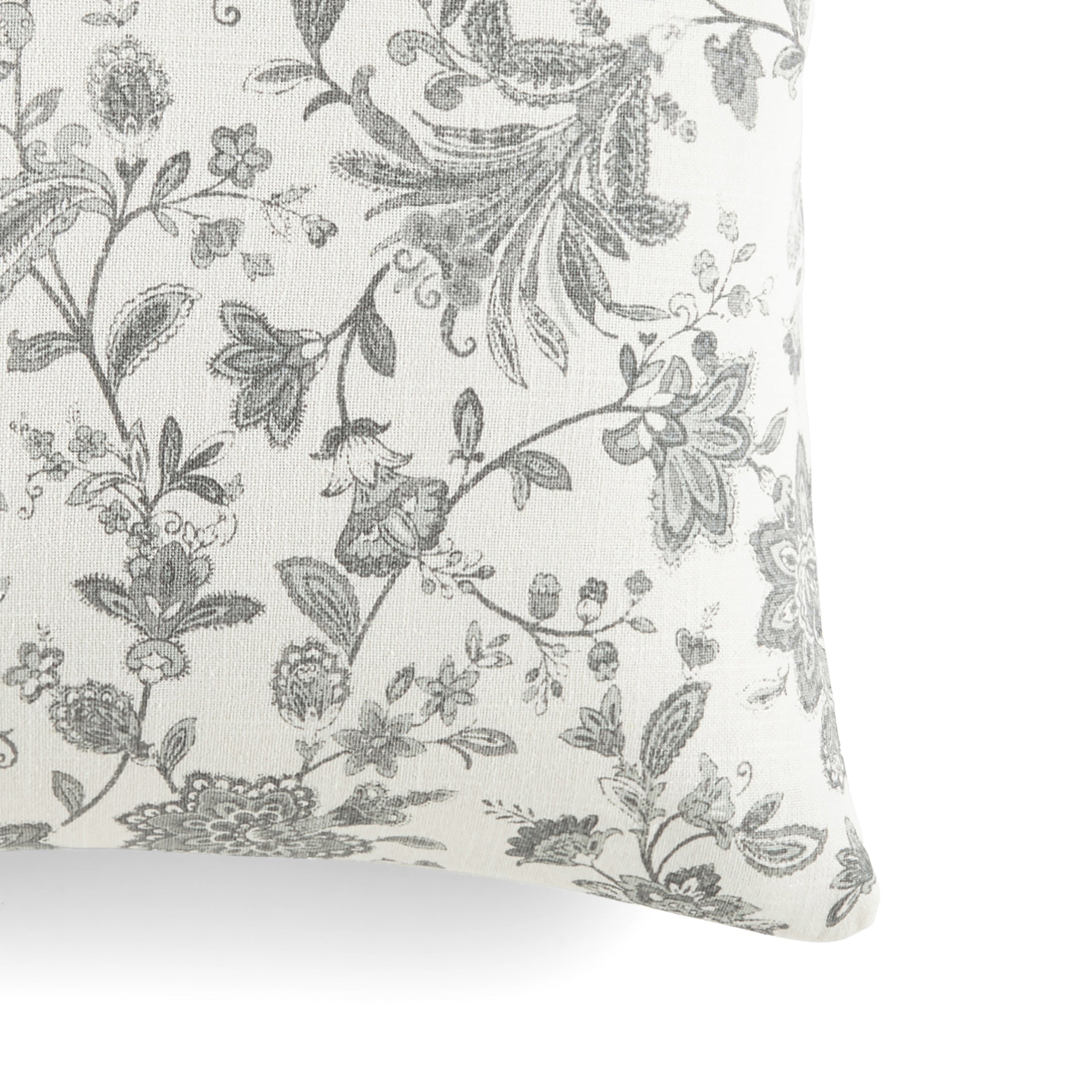 Jacobean Elegant Cotton Decor Throw Pillow Cover