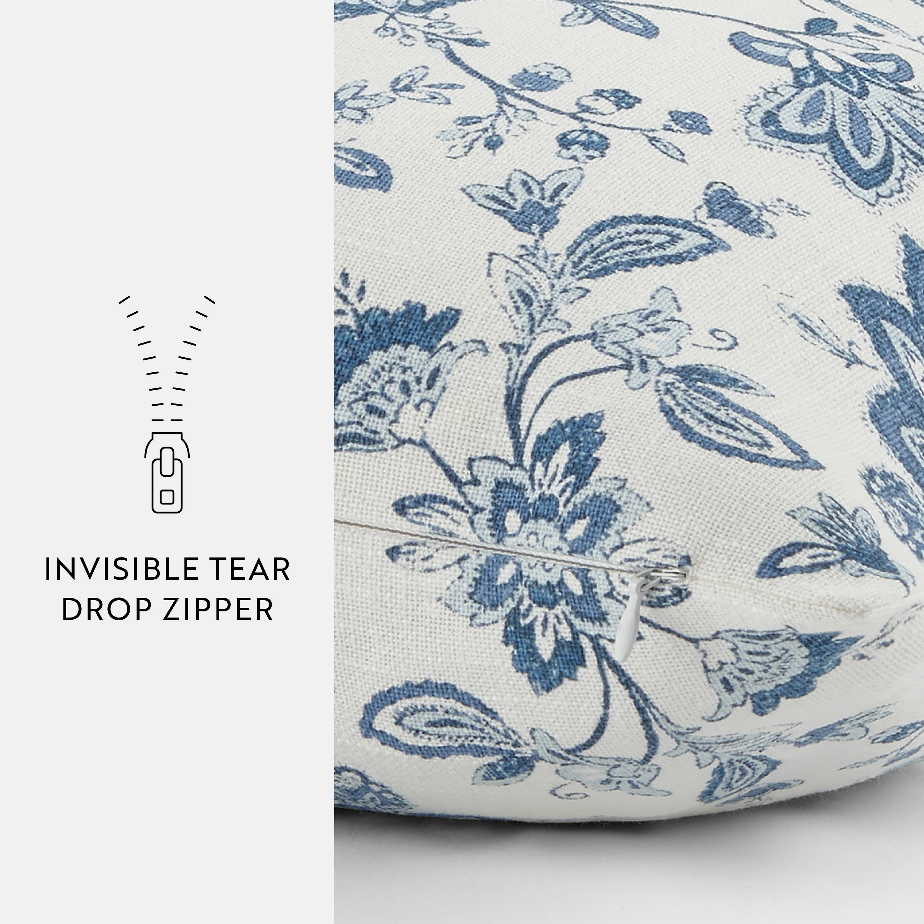 Jacobean Elegant Cotton Decor Throw Pillow Cover