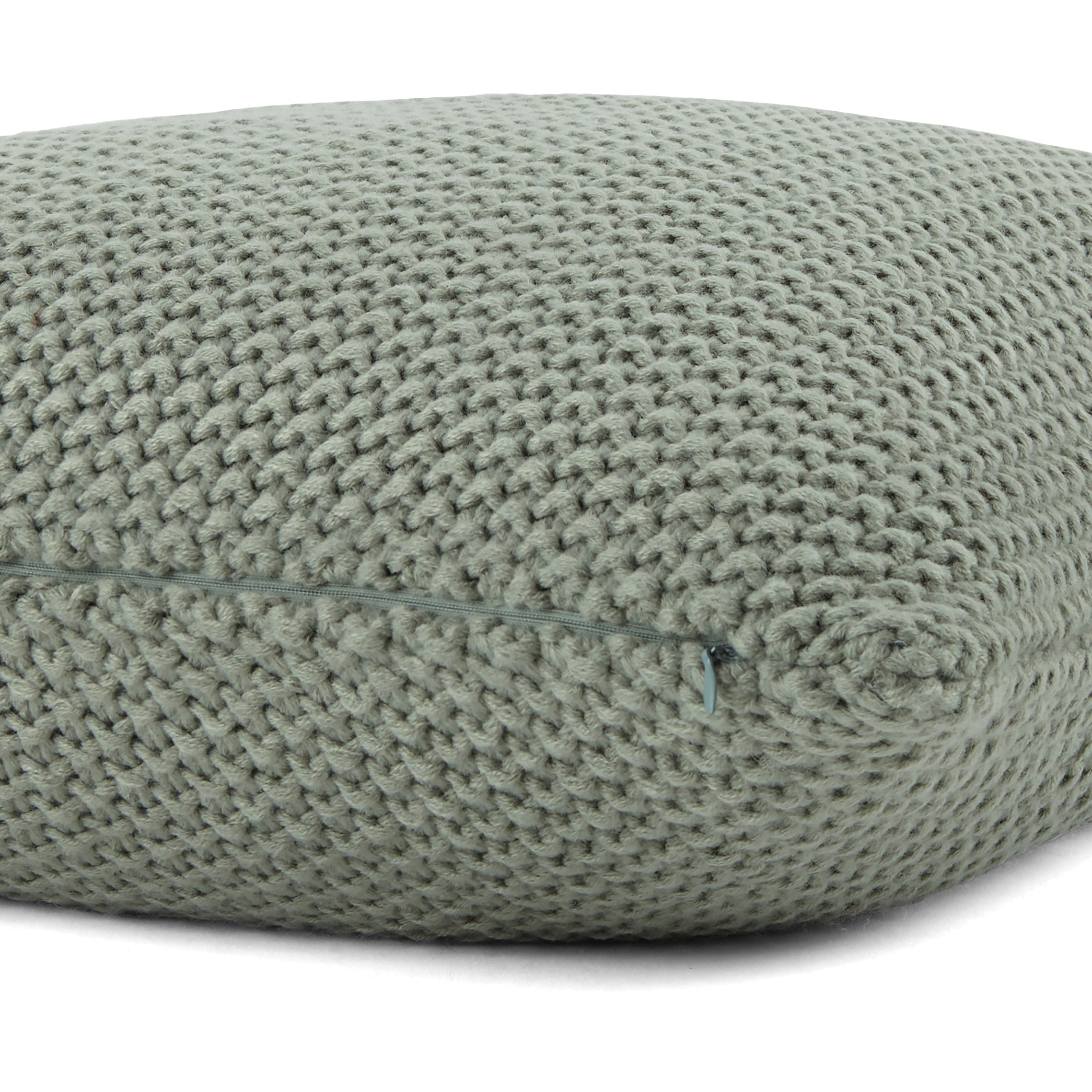 Seed Stitch Knit Acrylic Decor Throw Pillow Cover