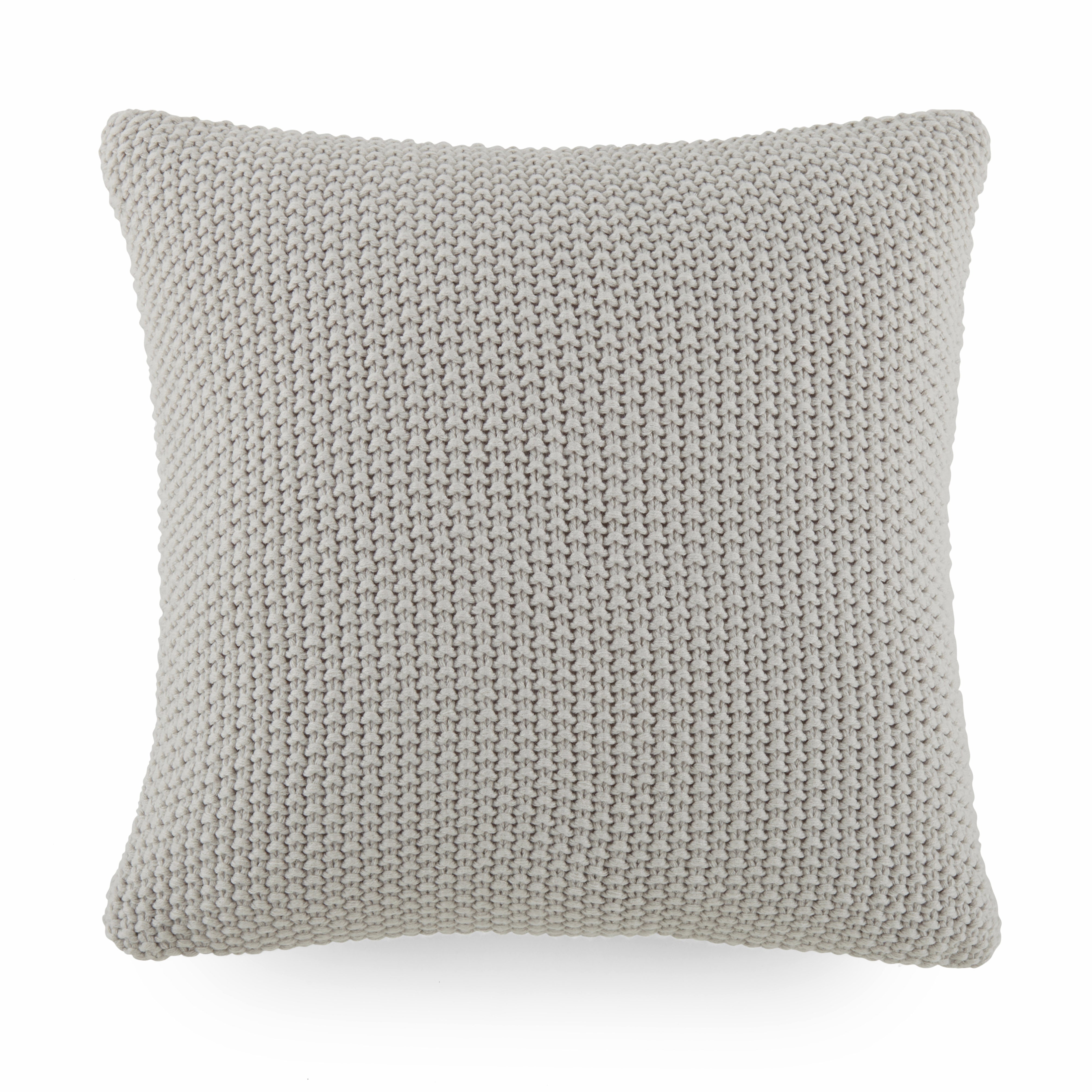 Seed Stitch Knit Acrylic Decor Throw Pillow Cover